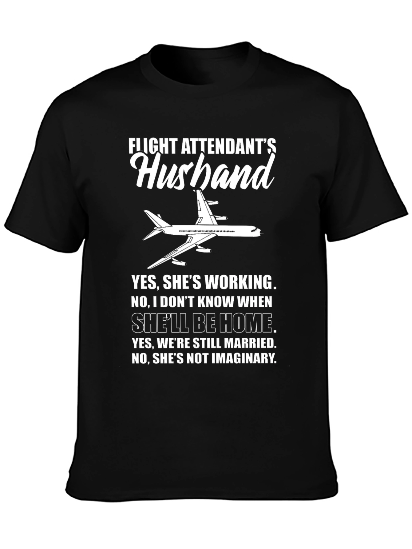 Flight Attendants Husband T-Shirt