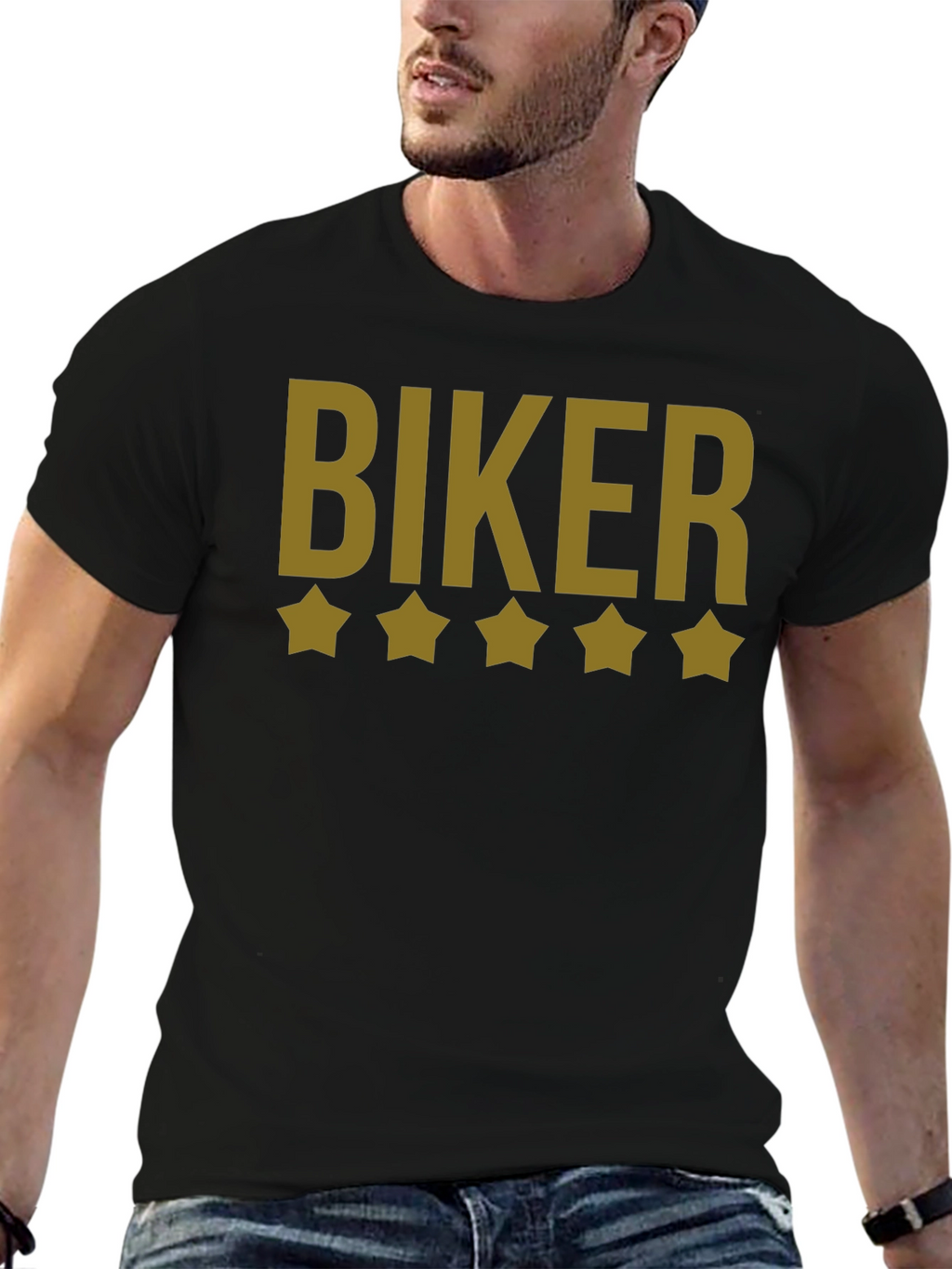 Biker Rating Graphic T-Shirt