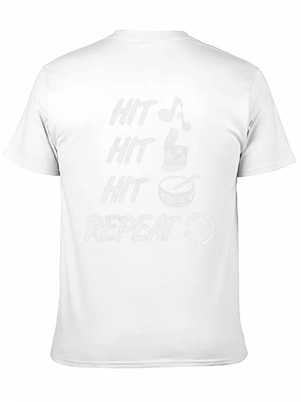 Hit Repeat Drummer T-Shirt: Rock On!