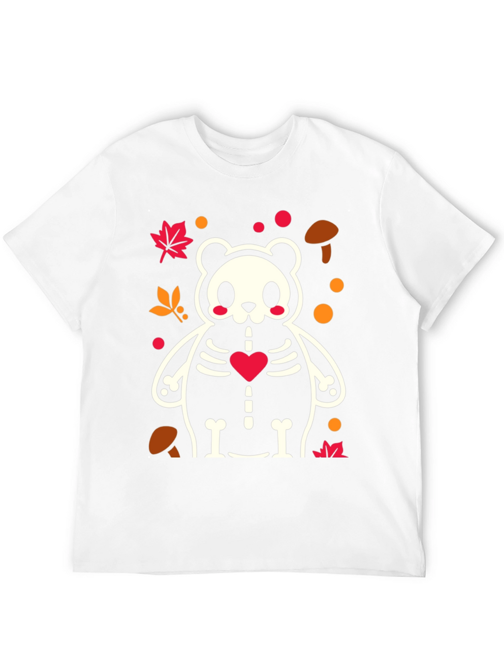 Spooky Cute Panda Skeleton Tee - Halloween Style