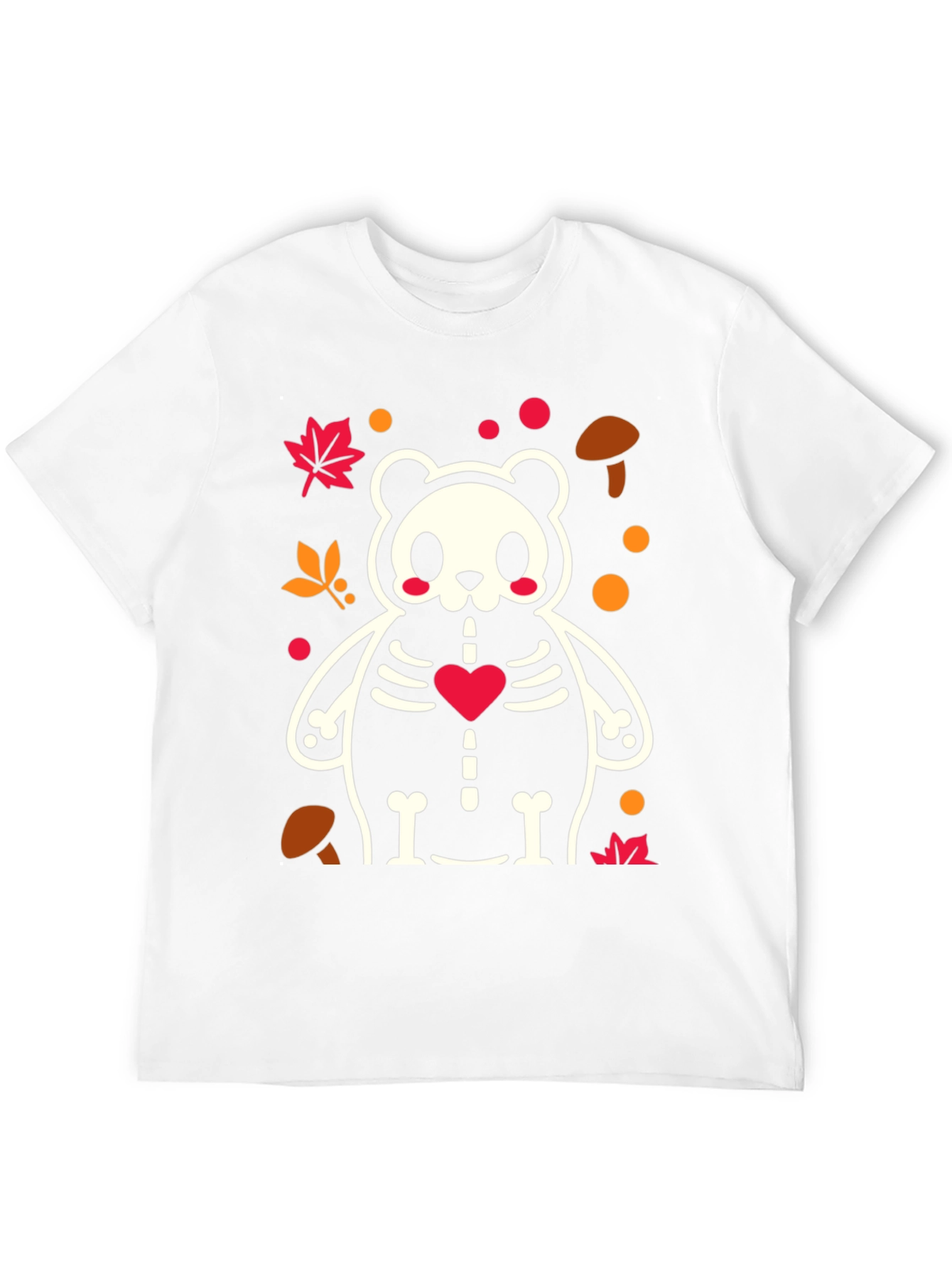 Spooky Cute Panda Skeleton Tee - Halloween Style