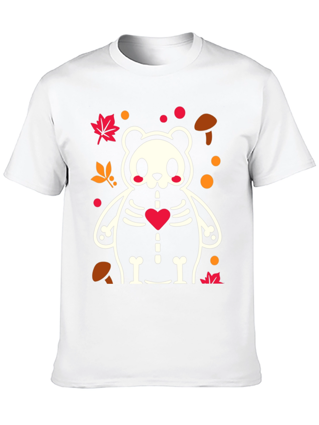 Spooky Cute Panda Skeleton Tee - Halloween Style