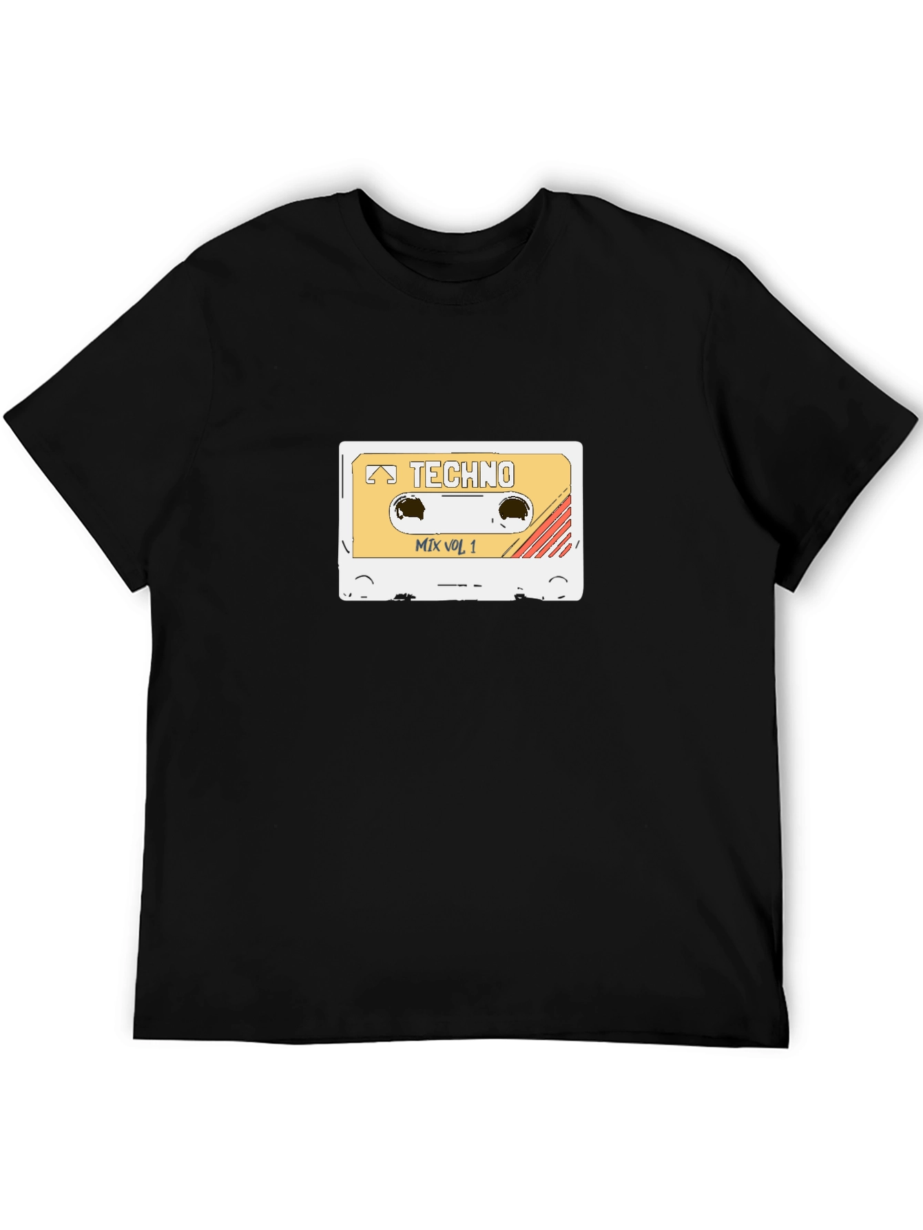 Retro Techno Mix Vol. 1 Cassette Tape T-Shirt