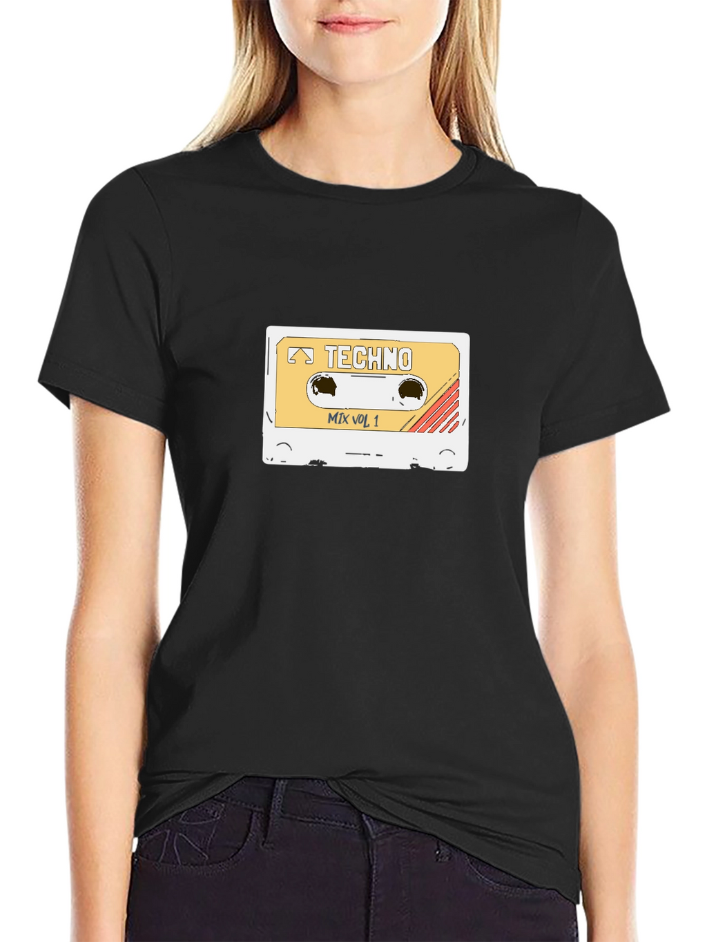 Retro Techno Mix Vol. 1 Cassette Tape T-Shirt