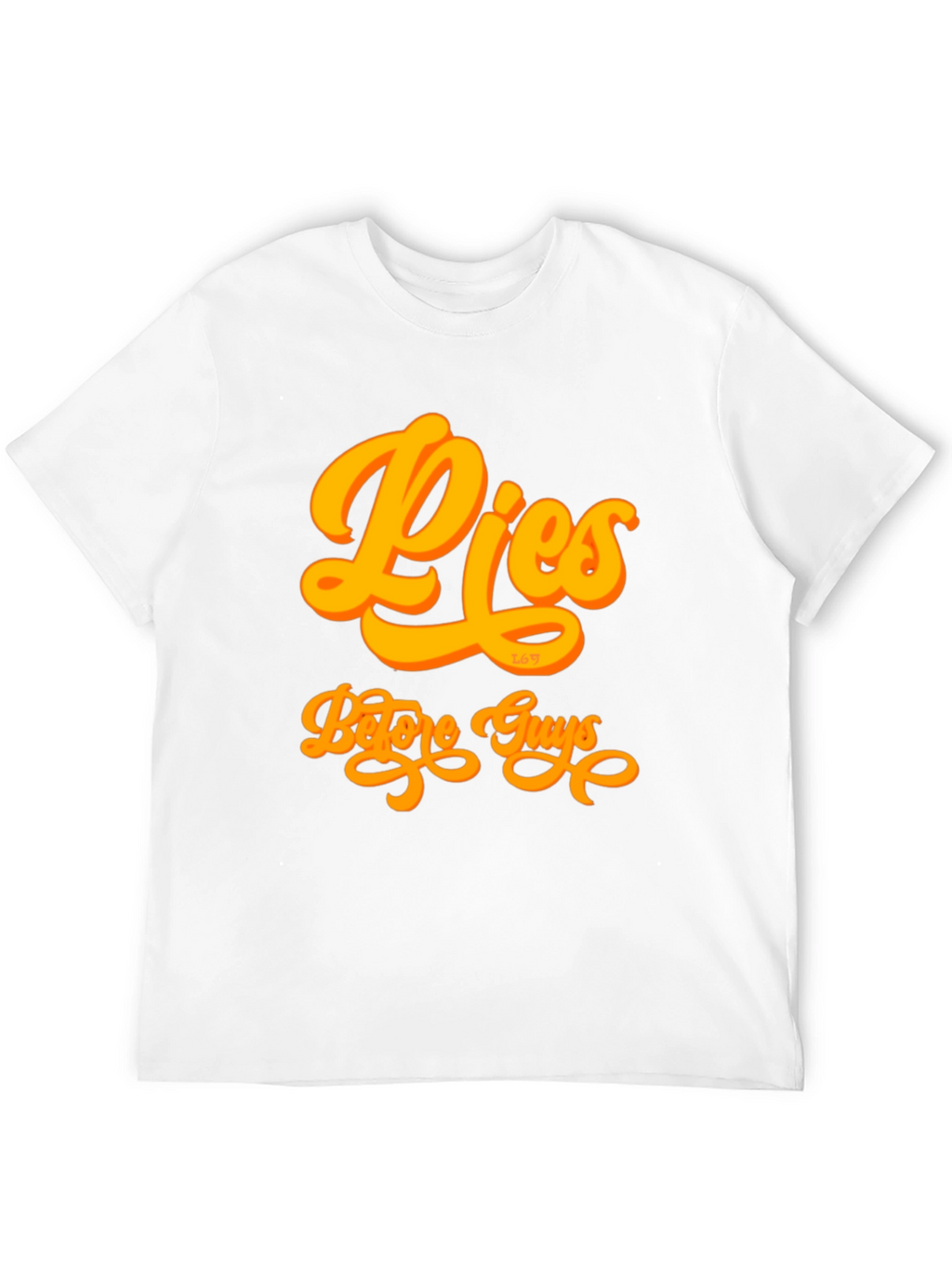 Pies Before Guys Graphic Tee - Black