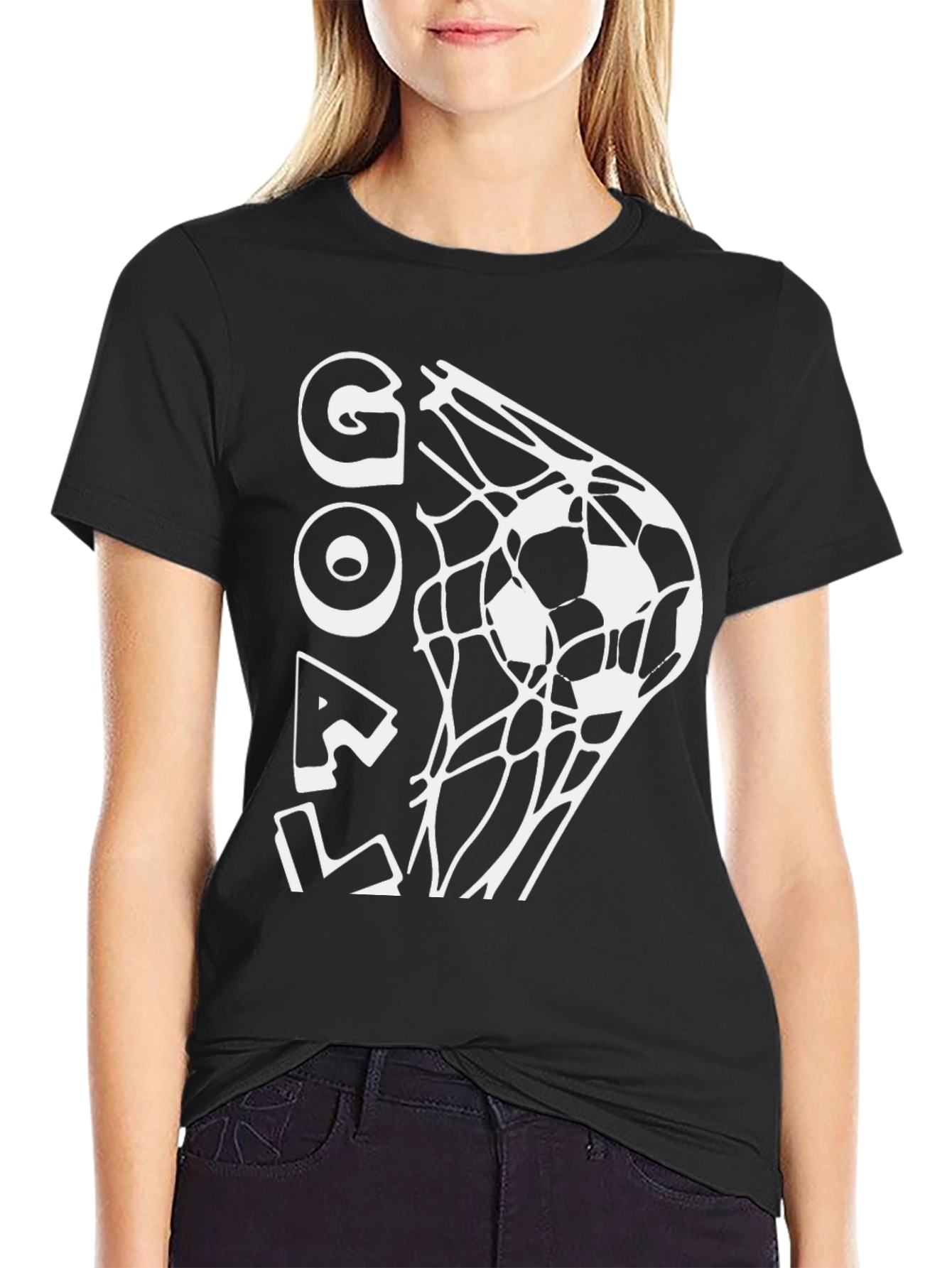 Goal! Soccer T-Shirt - Black Graphic Tee