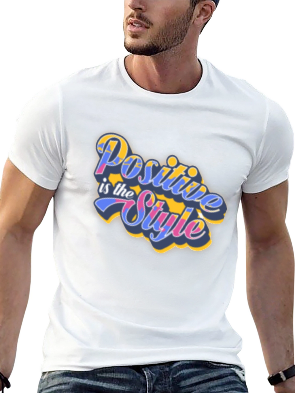 Positive Style Graphic Tee