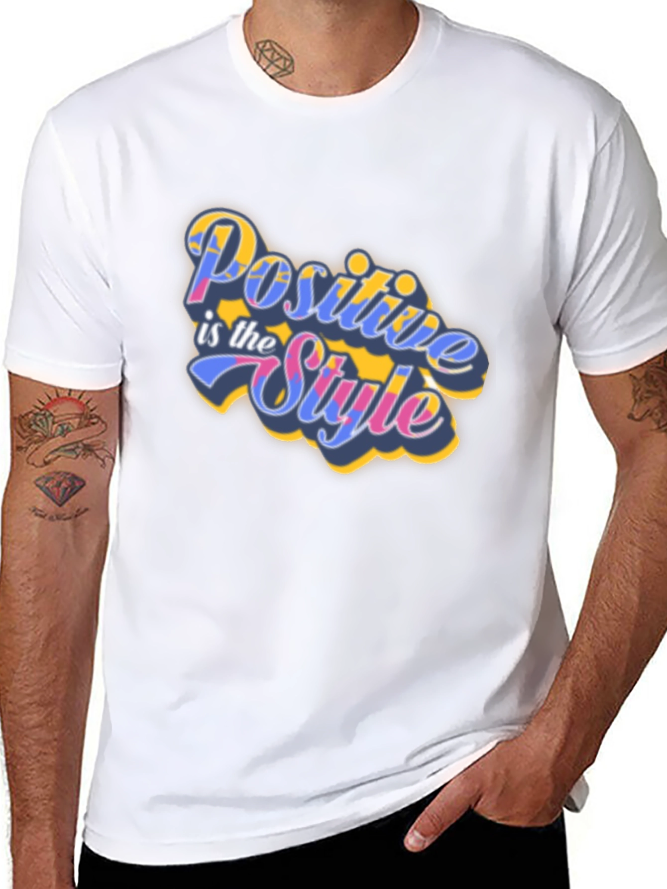 Positive Style Graphic Tee