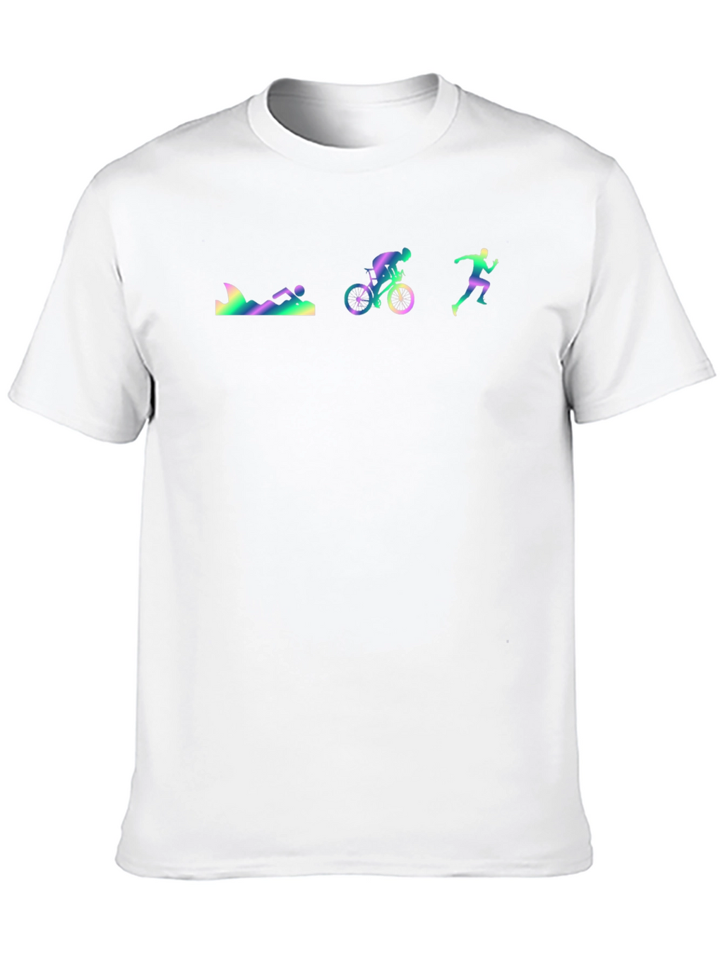 Triathlon Graphic Tee - Swim Bike Run
