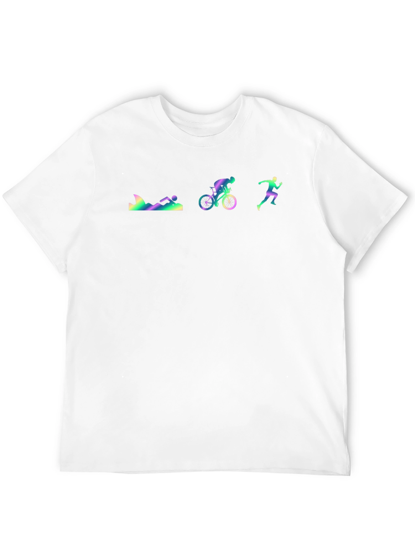Triathlon Graphic Tee - Swim Bike Run