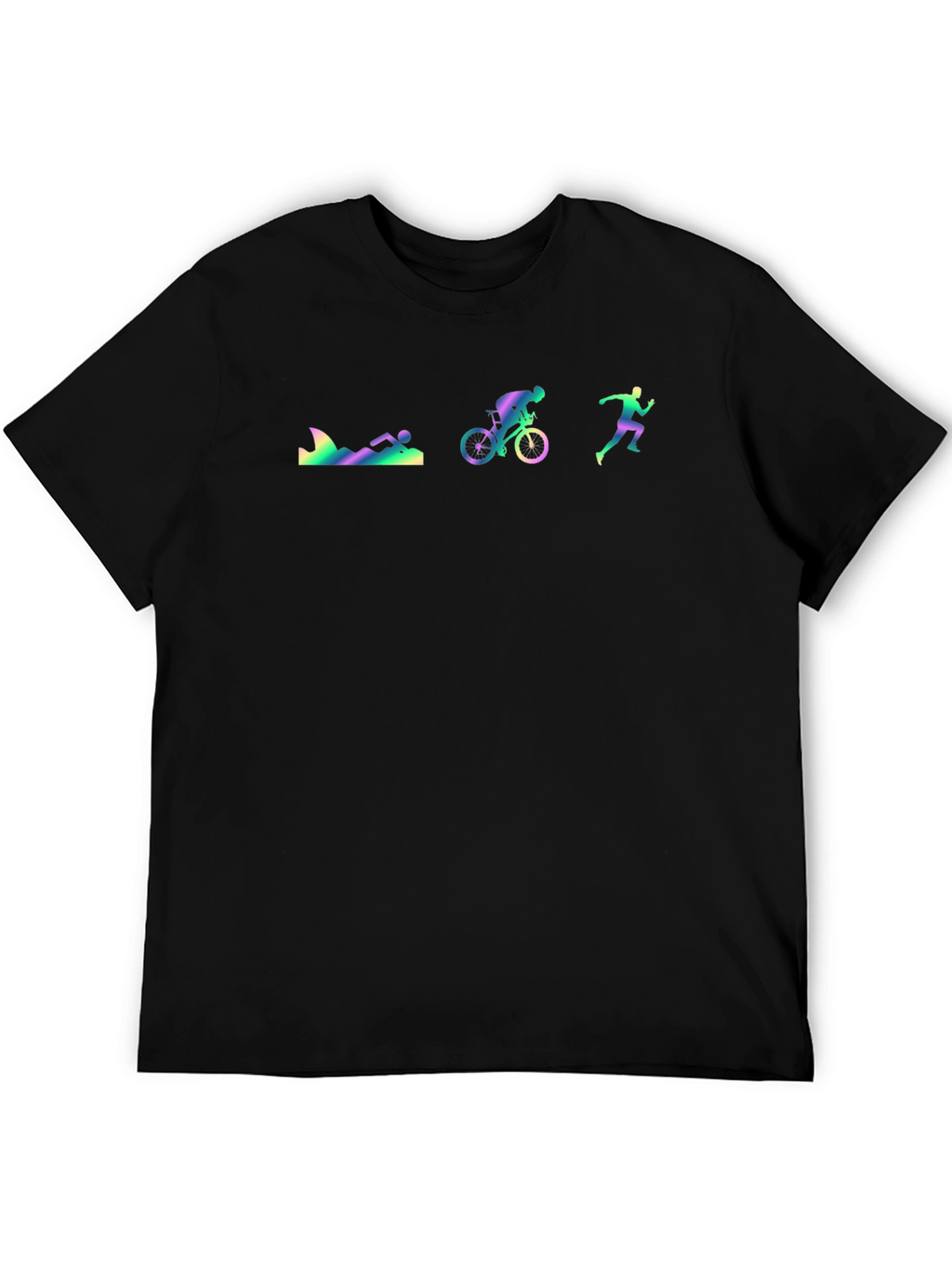 Triathlon Graphic Tee - Swim Bike Run