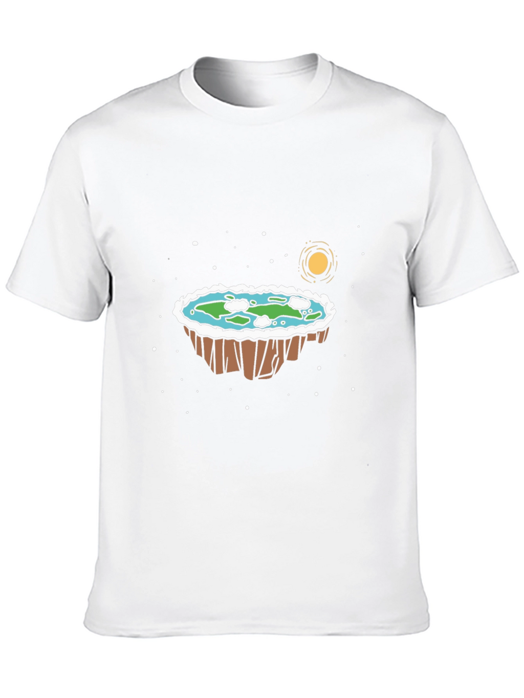 Flat Earth T-Shirt - Unique Design
