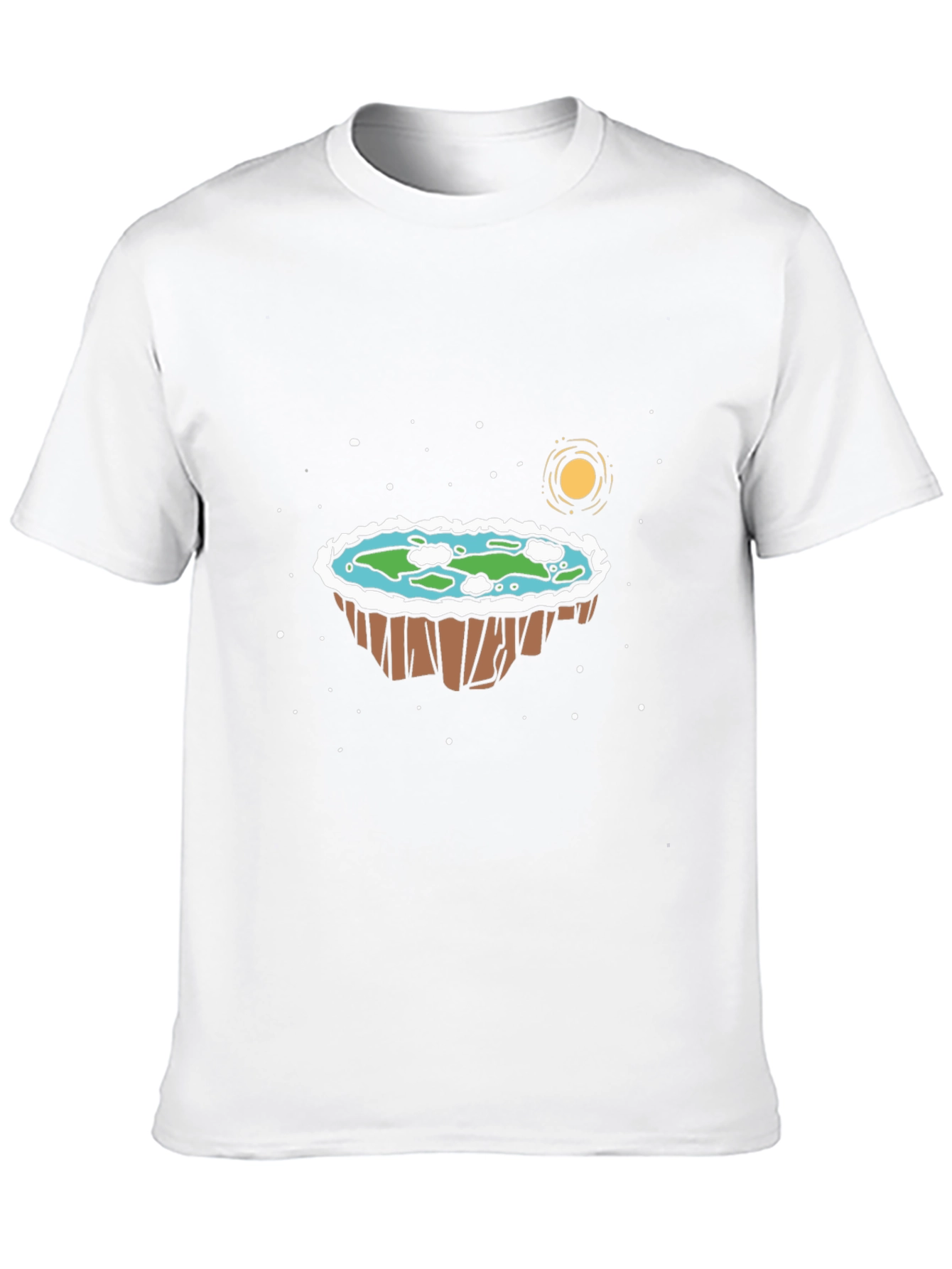 Flat Earth T-Shirt - Unique Design