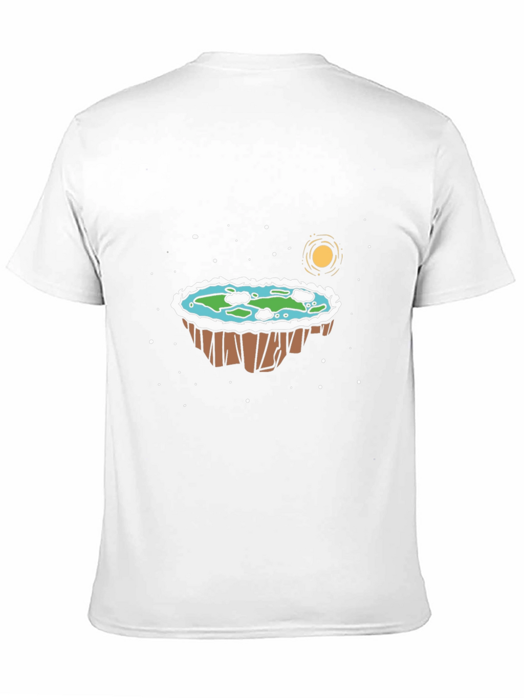 Flat Earth T-Shirt - Unique Design