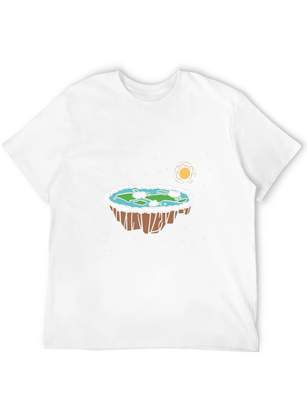 Flat Earth T-Shirt - Unique Design