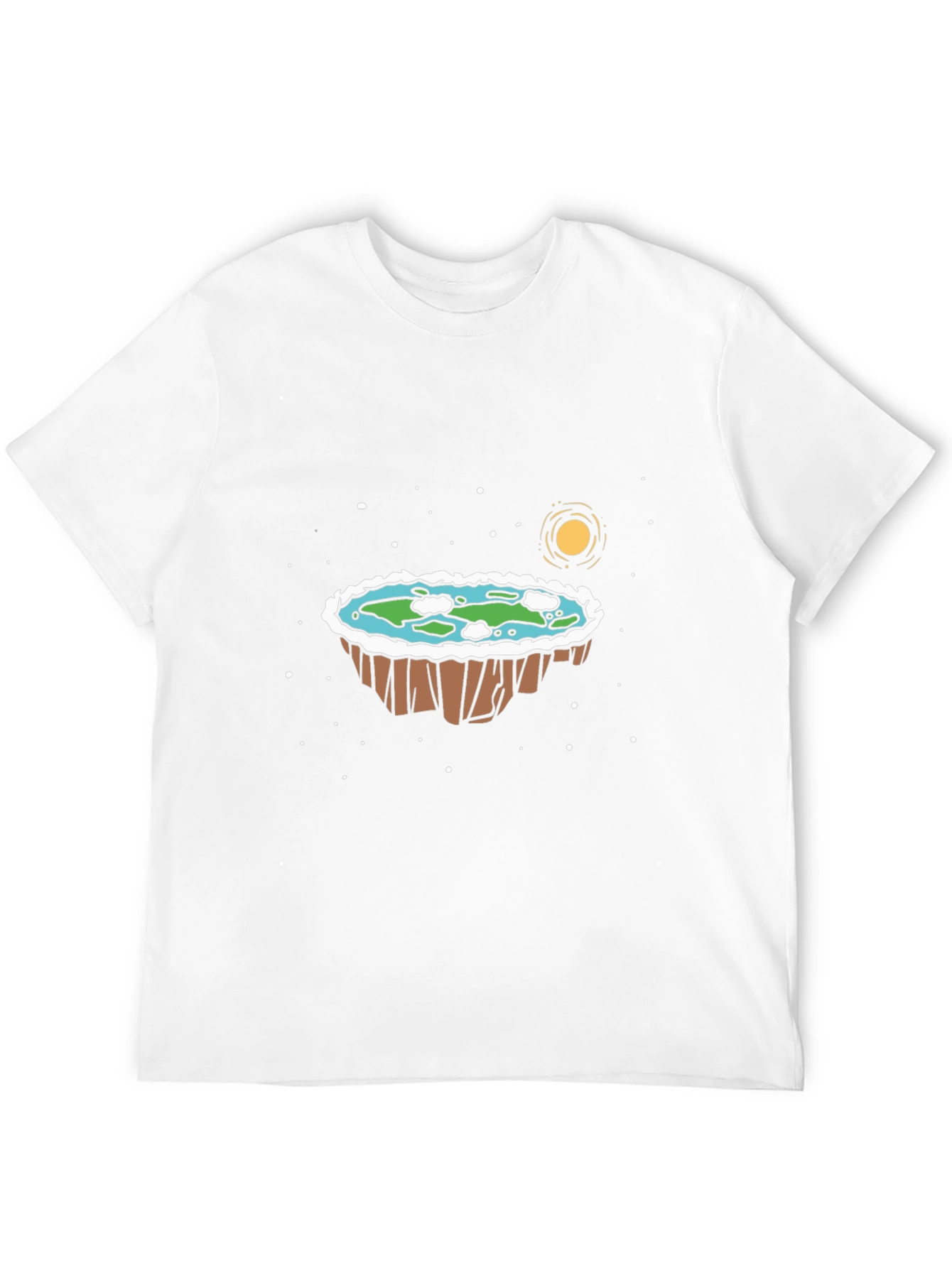 Flat Earth T-Shirt - Unique Design