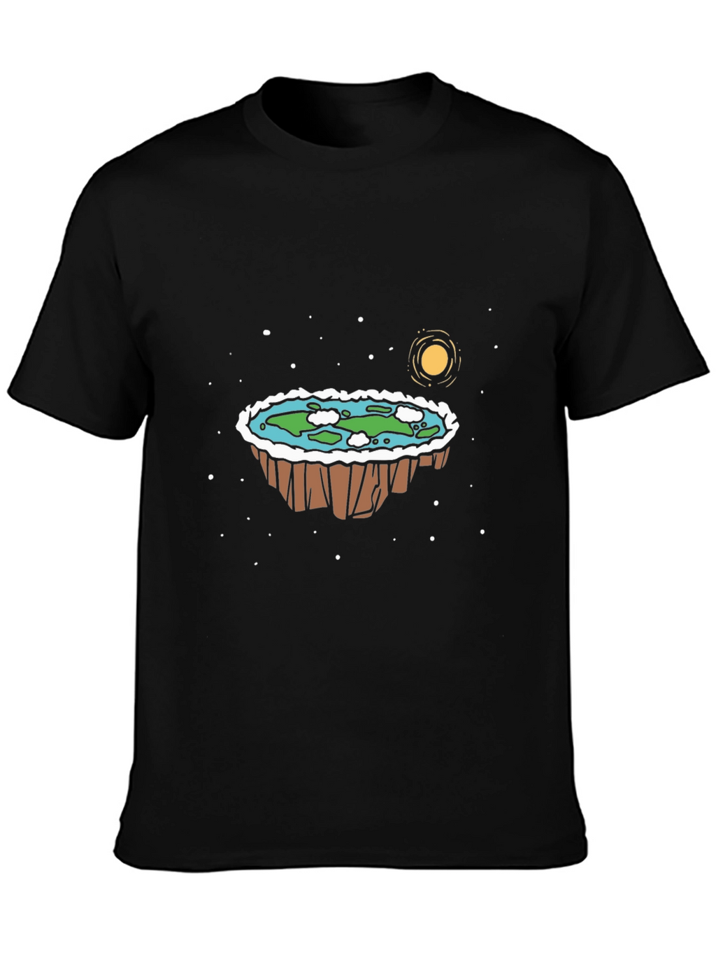 Flat Earth T-Shirt - Unique Design