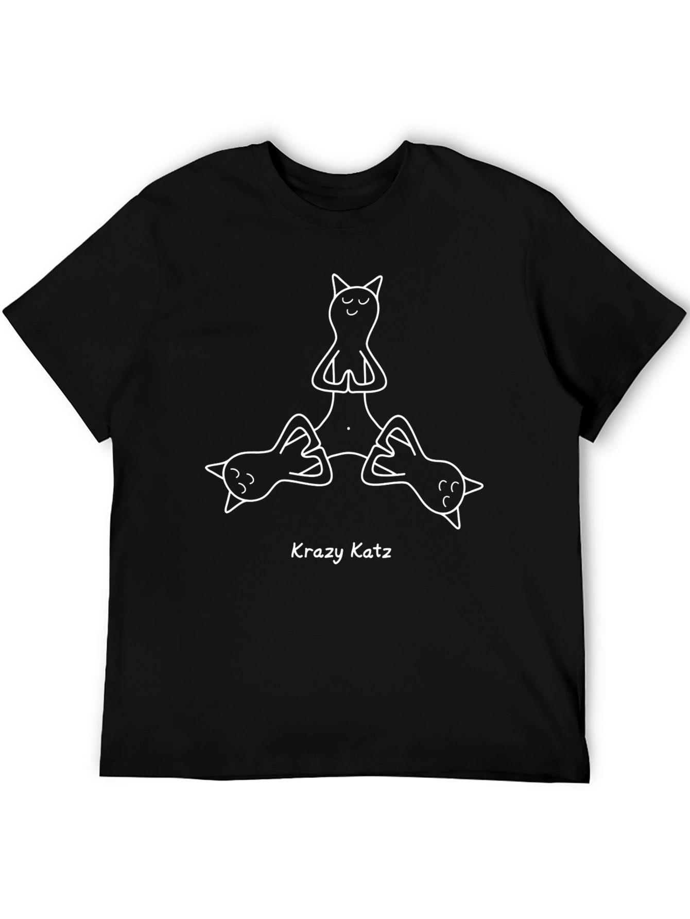 Krazy Katz Black Graphic T-Shirt