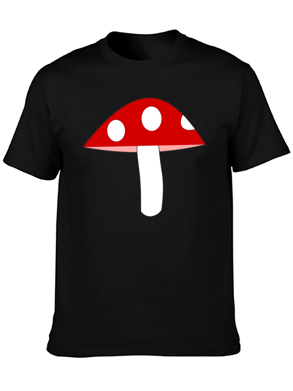 Mushroom Graphic Tee - Classic Crew Neck