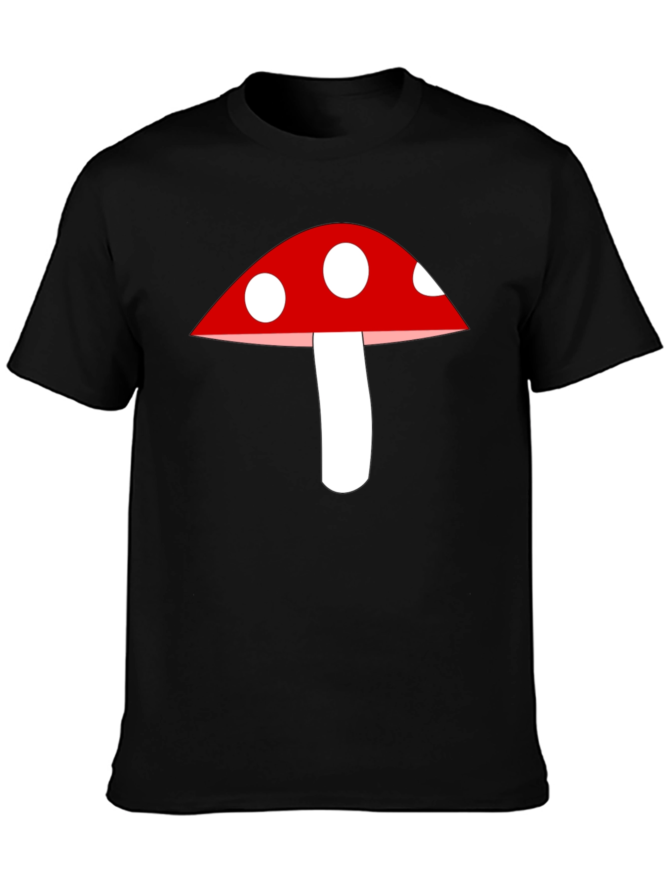 Mushroom Graphic Tee - Classic Crew Neck