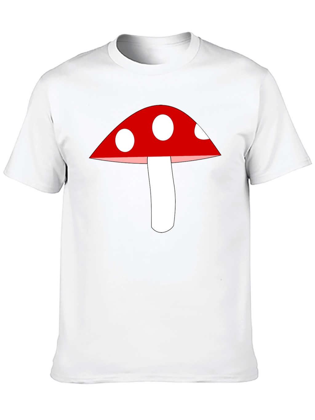 Mushroom Graphic Tee - Classic Crew Neck