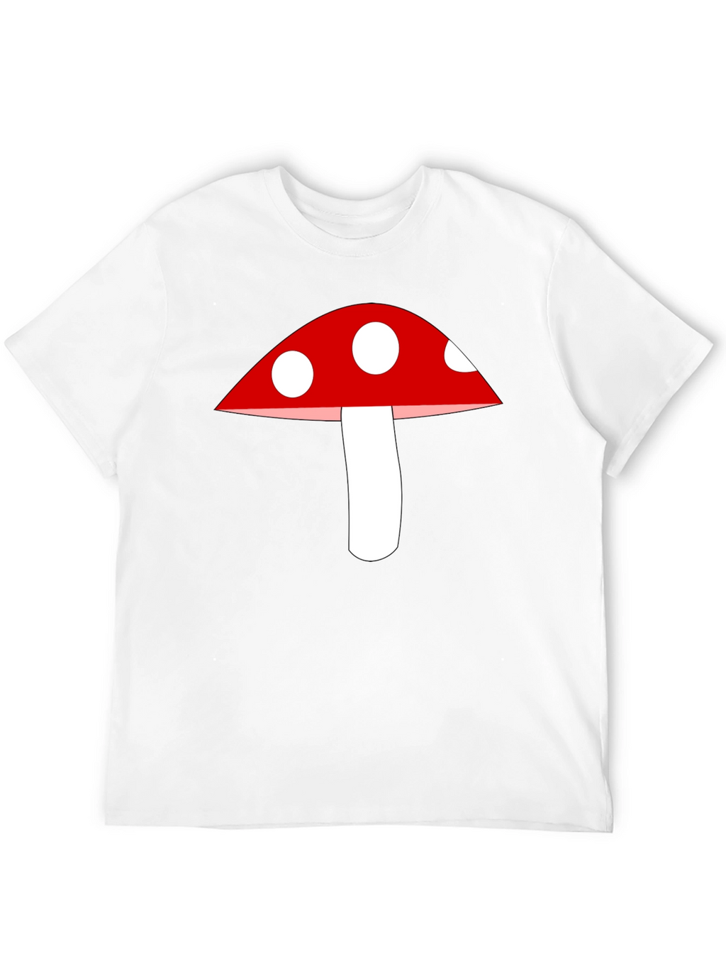 Mushroom Graphic Tee - Classic Crew Neck