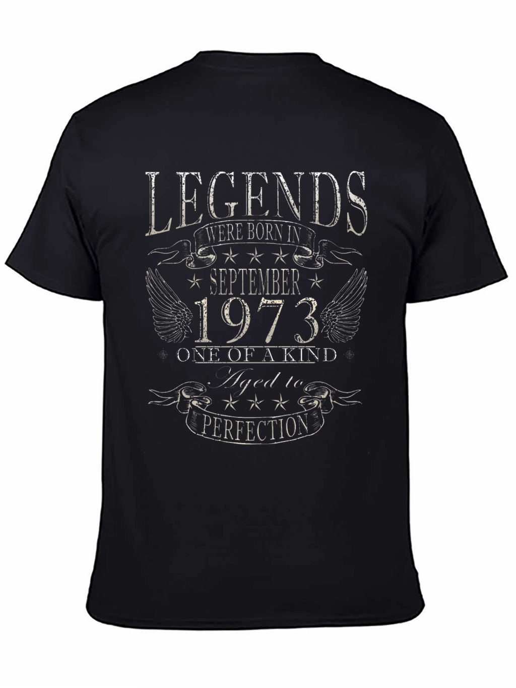 Legends September 1973 Black T-Shirt