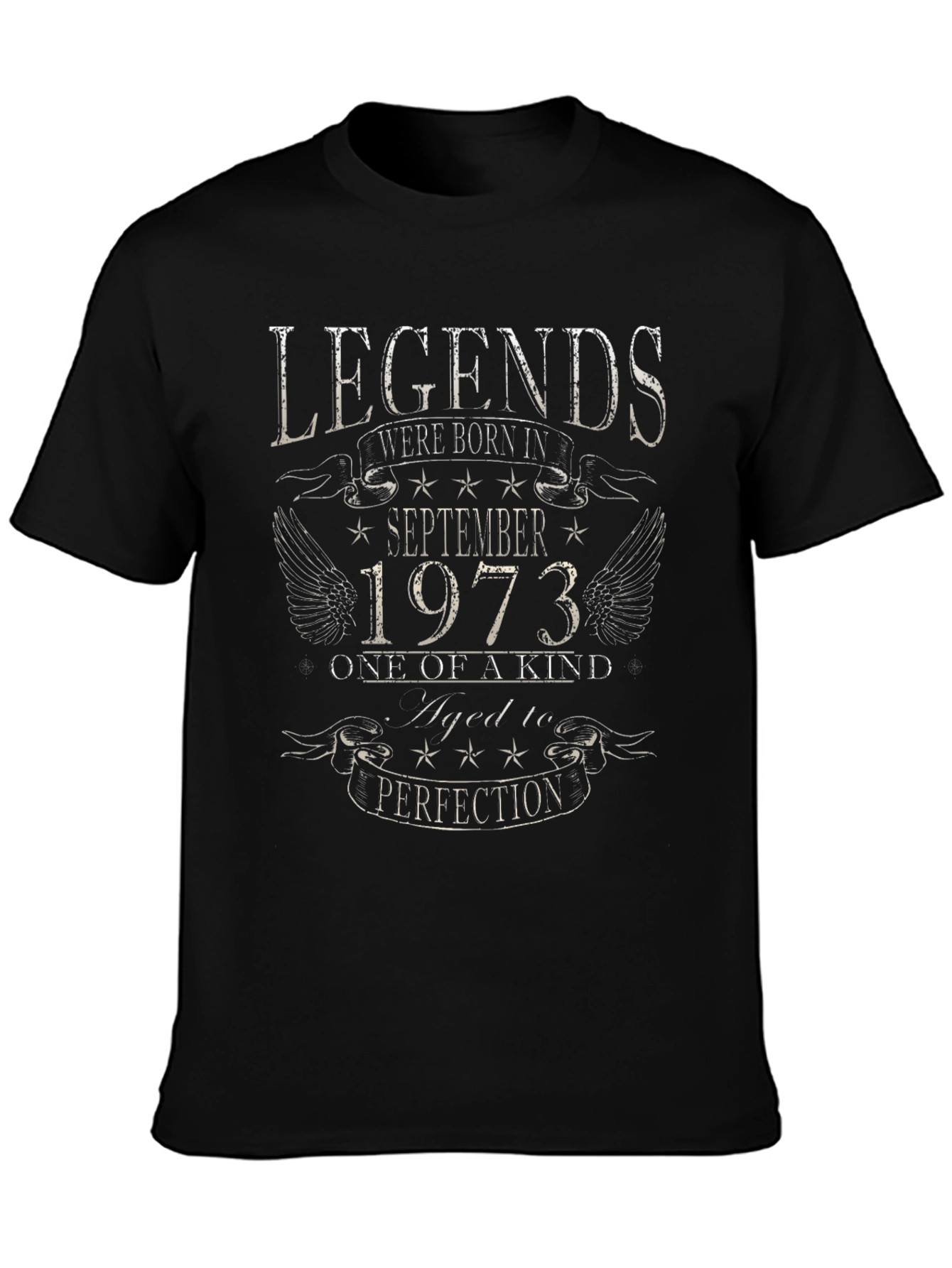 Legends September 1973 Black T-Shirt
