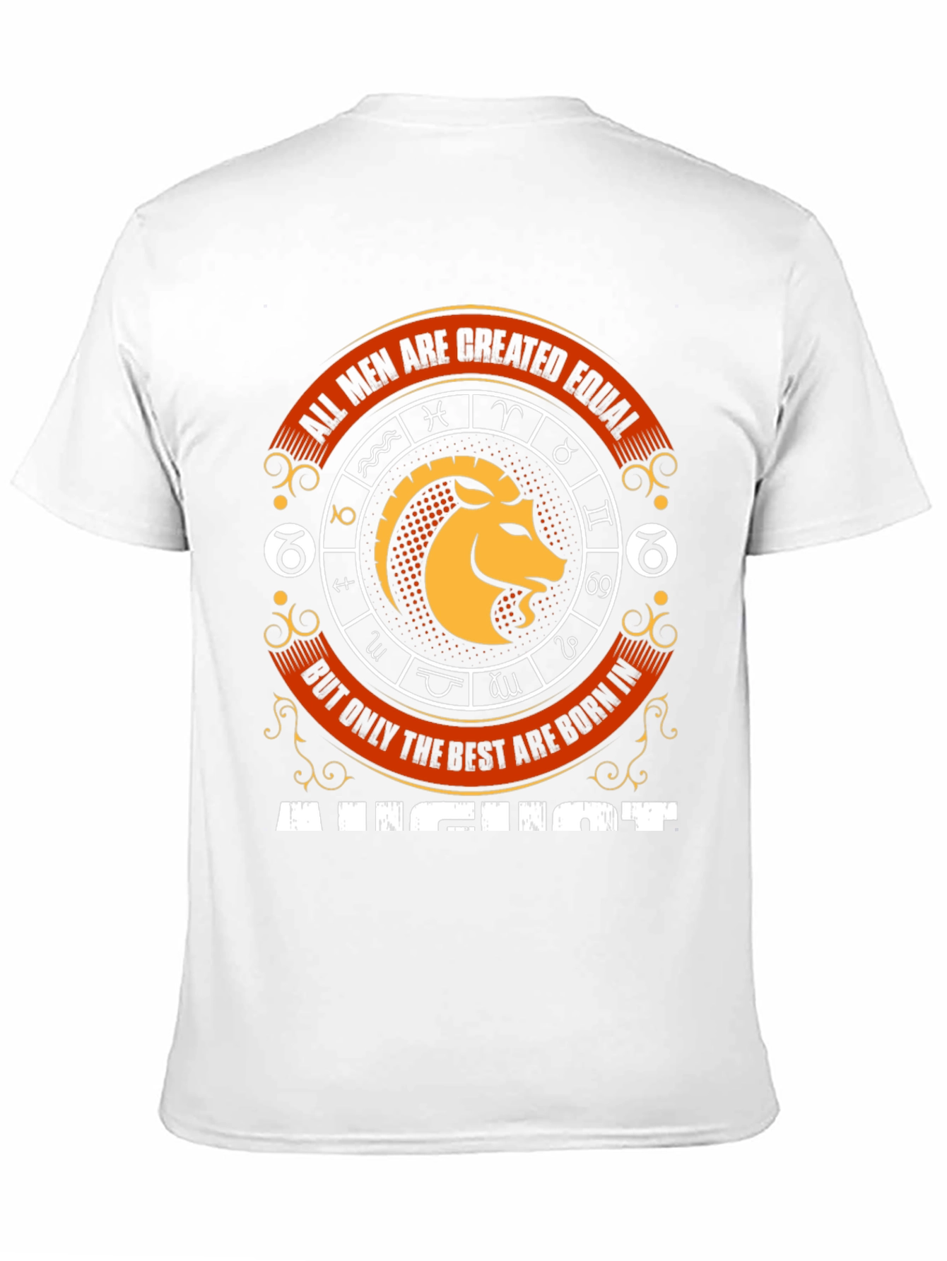 August Zodiac T-Shirt - All Men Are Created Equal
