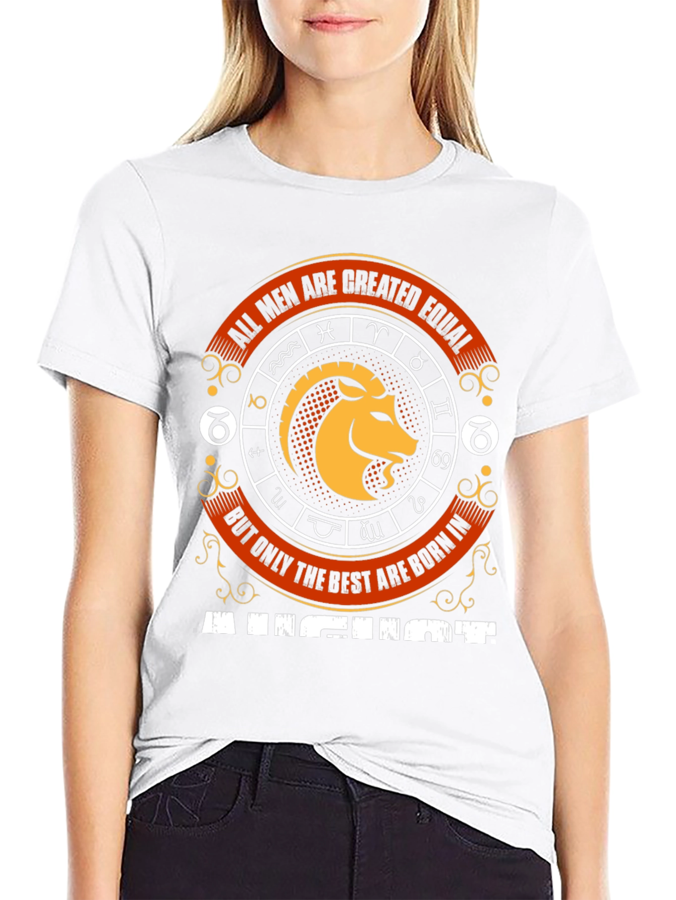 August Zodiac T-Shirt - All Men Are Created Equal
