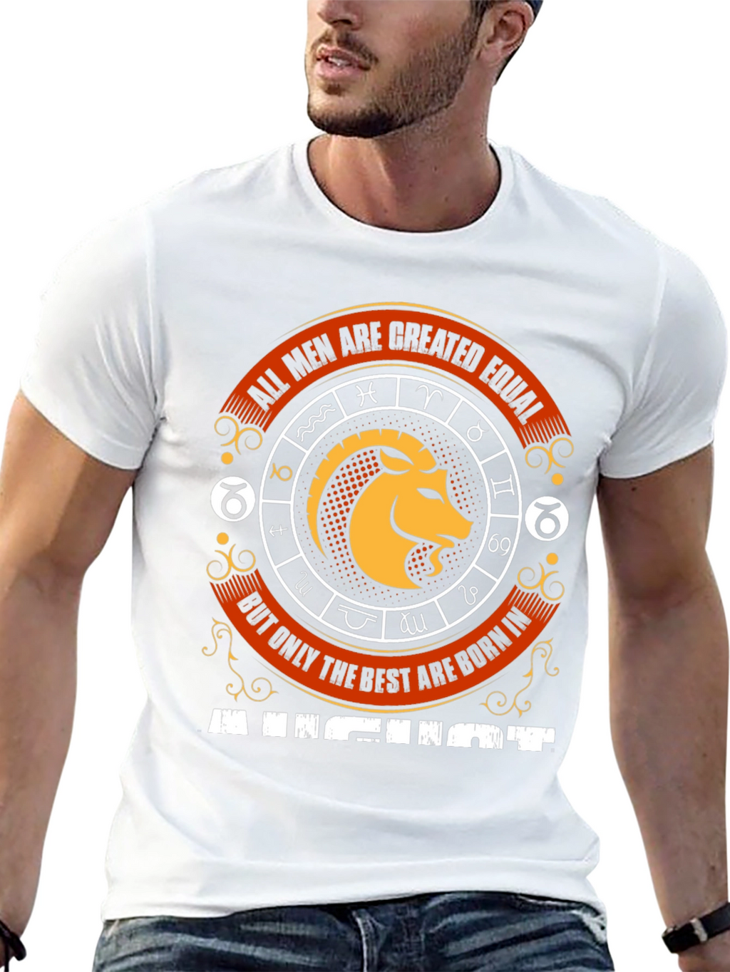 August Zodiac T-Shirt - All Men Are Created Equal