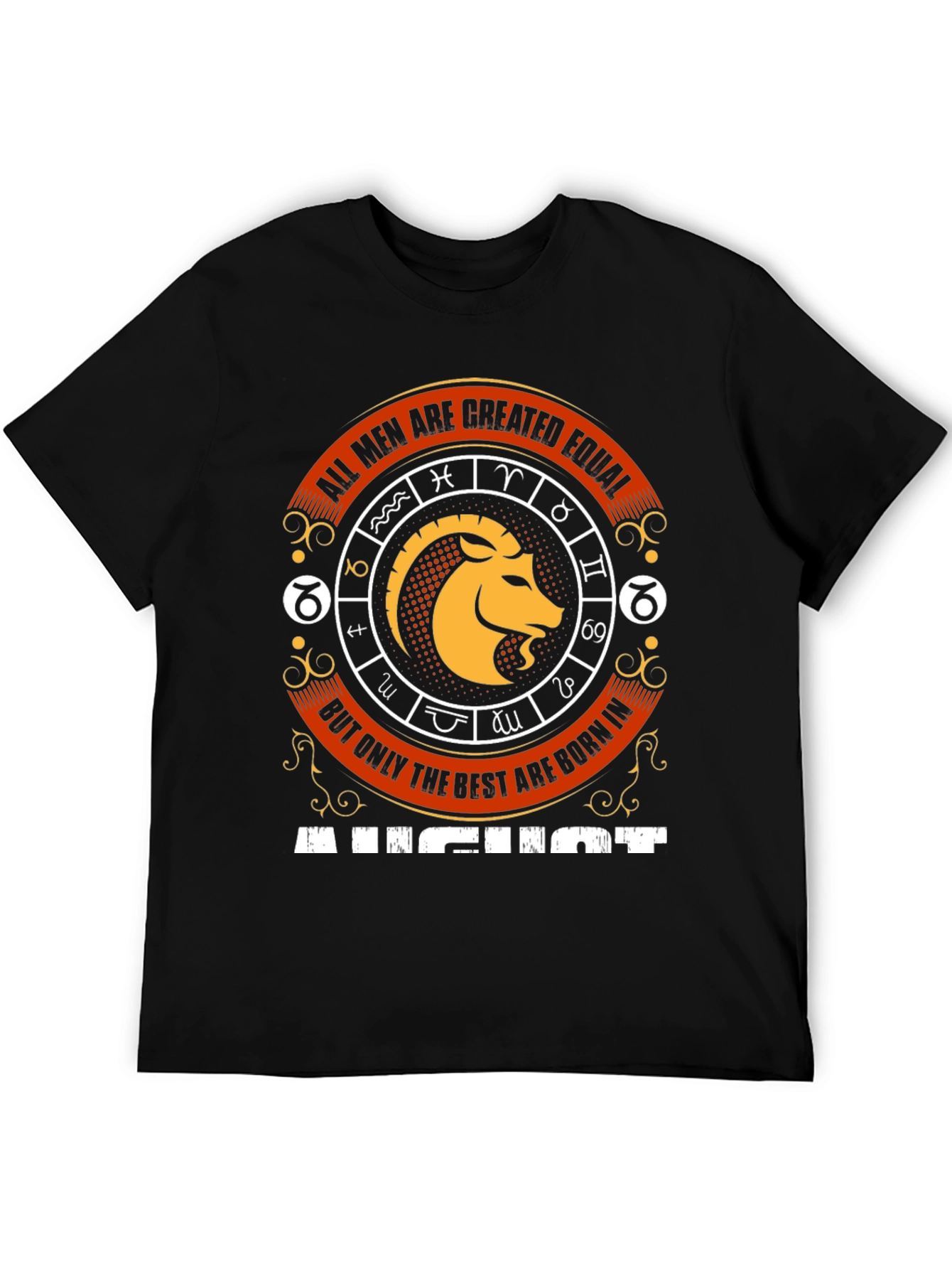 August Zodiac T-Shirt - All Men Are Created Equal