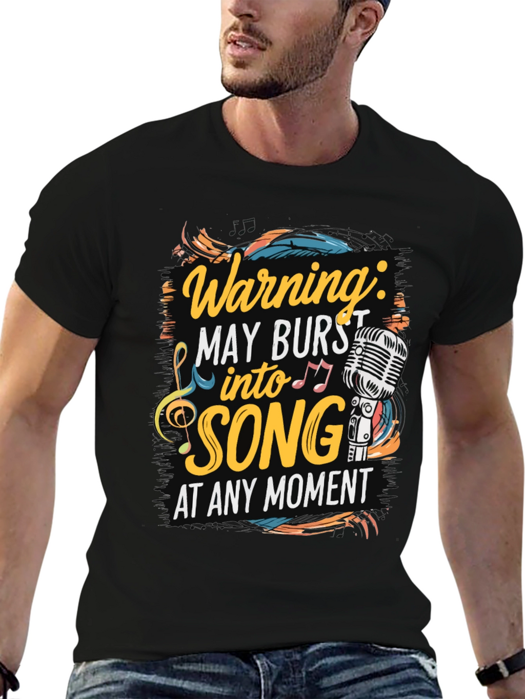 Warning May Burst into Song T-Shirt