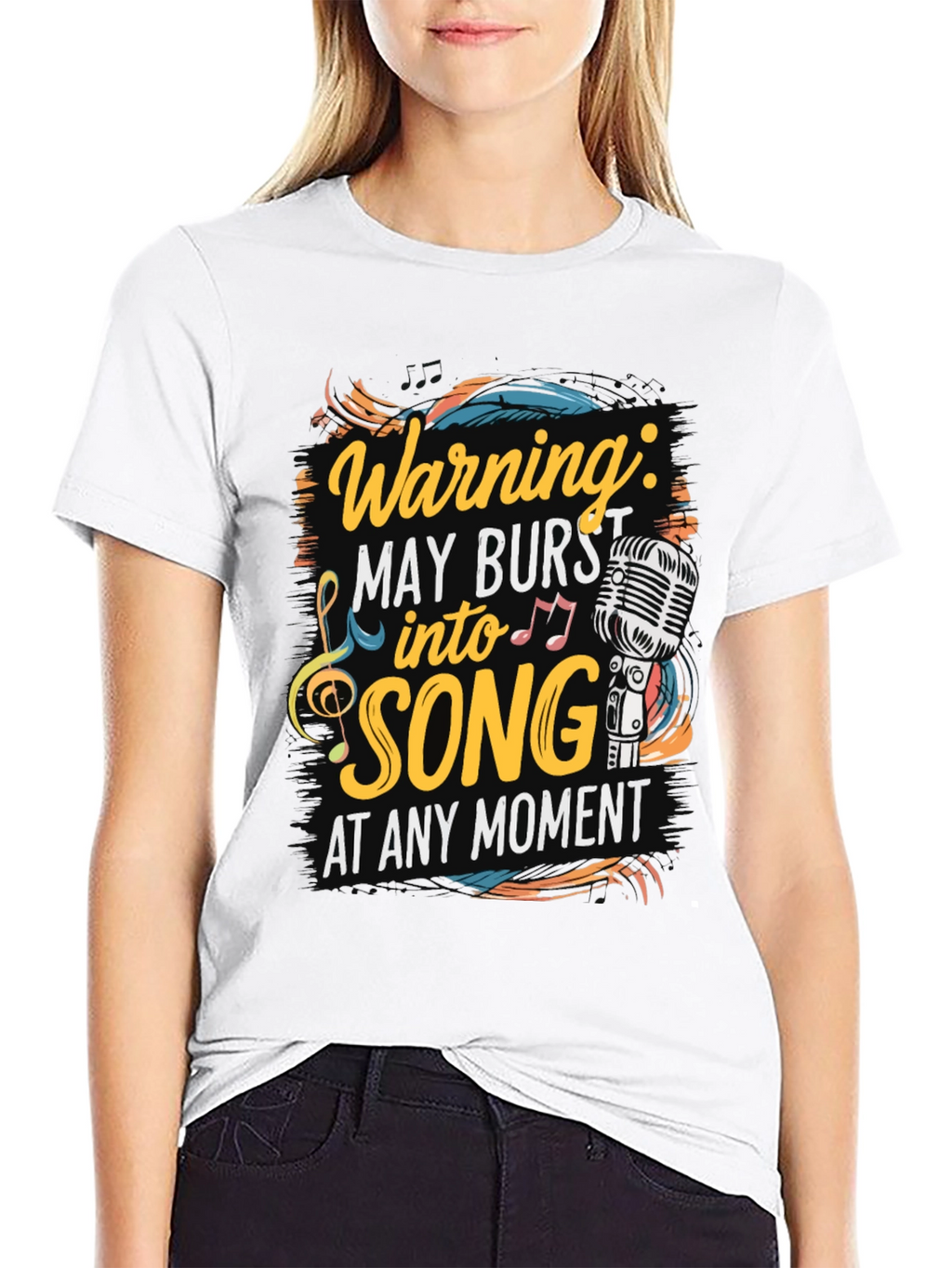 Warning May Burst into Song T-Shirt