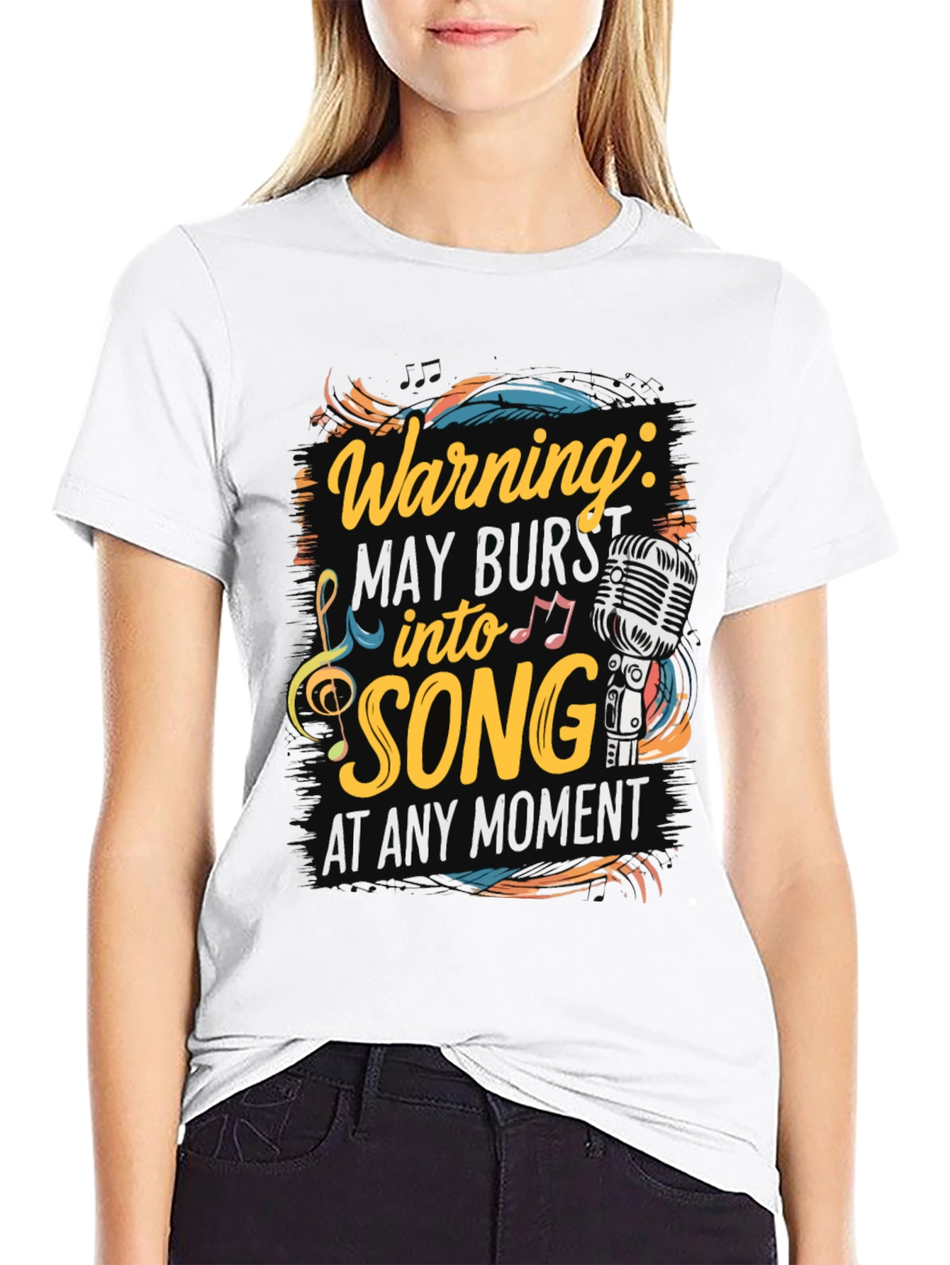 Warning May Burst into Song T-Shirt