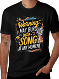 Warning May Burst into Song T-Shirt
