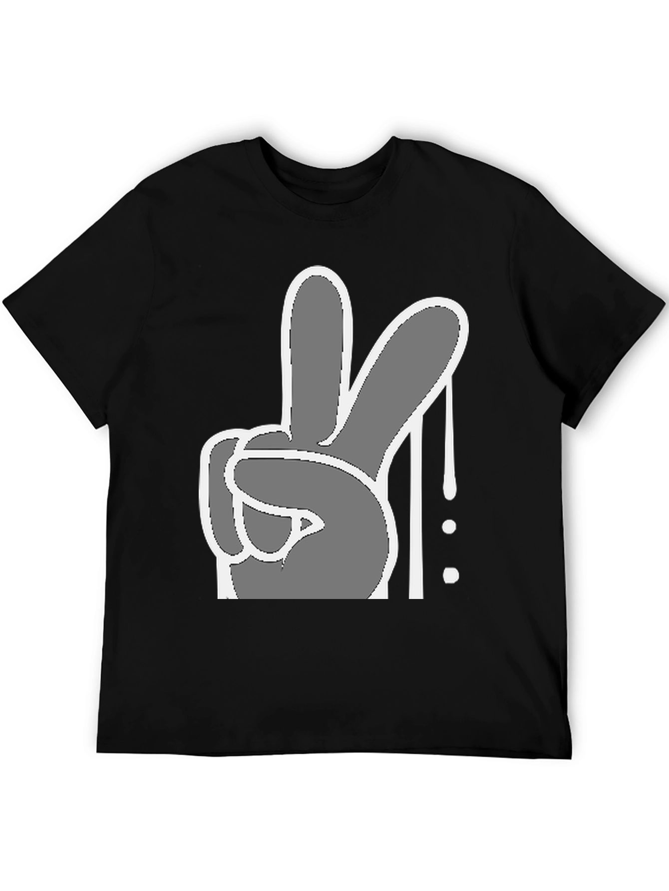 Peace Sign Graphic Tee - Cool Casual Style
