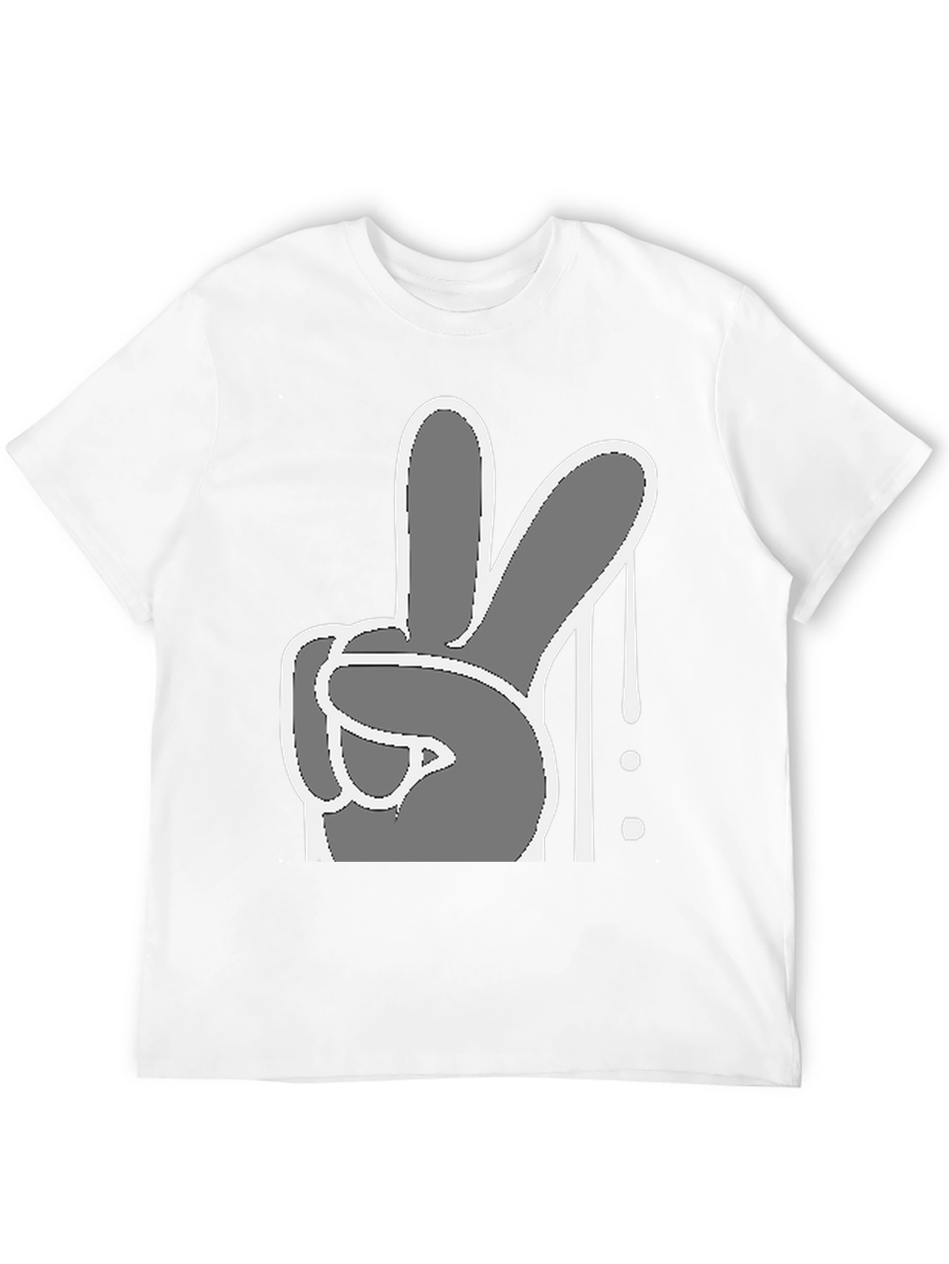 Peace Sign Graphic Tee - Cool Casual Style
