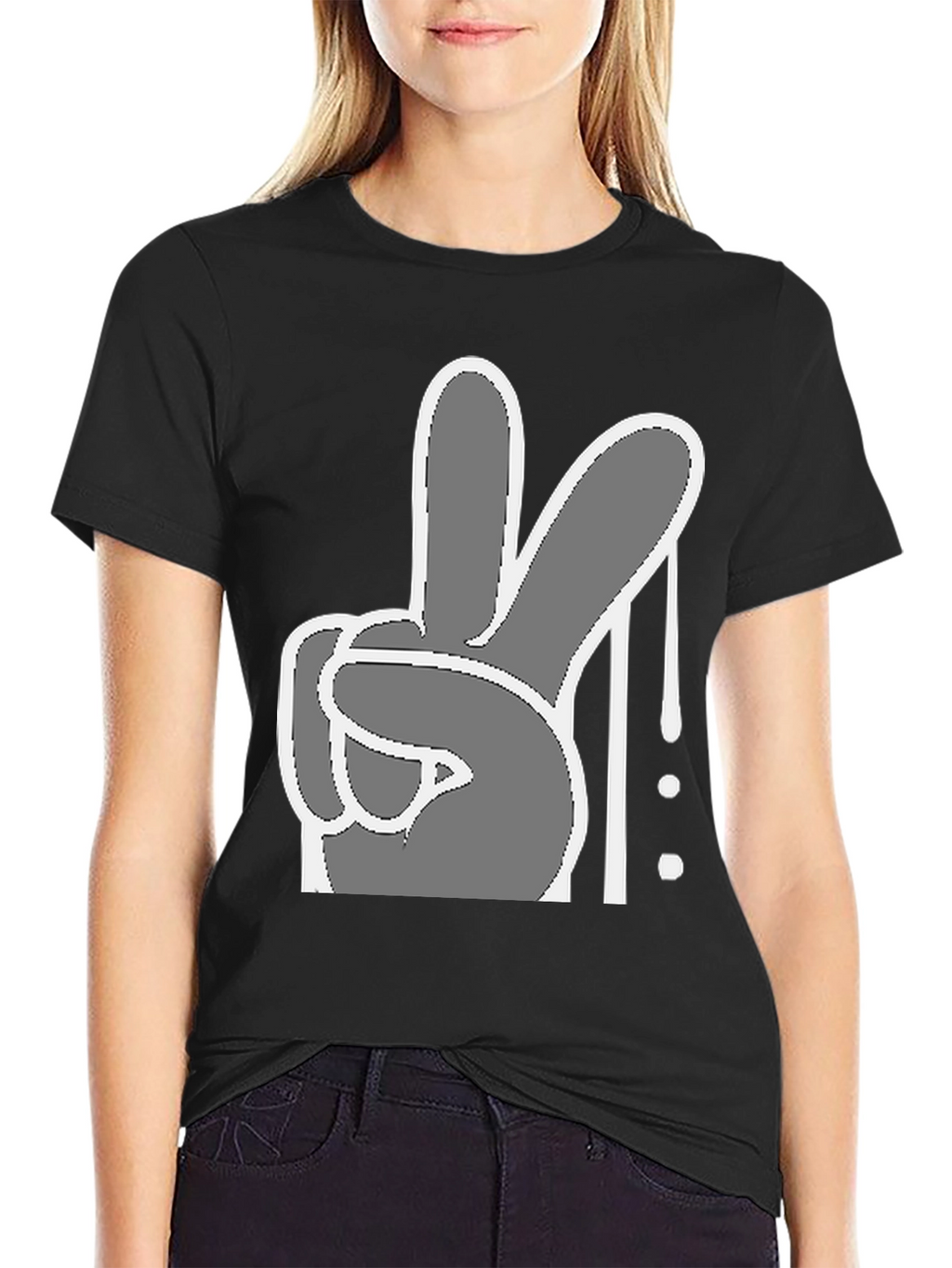 Peace Sign Graphic Tee - Cool Casual Style