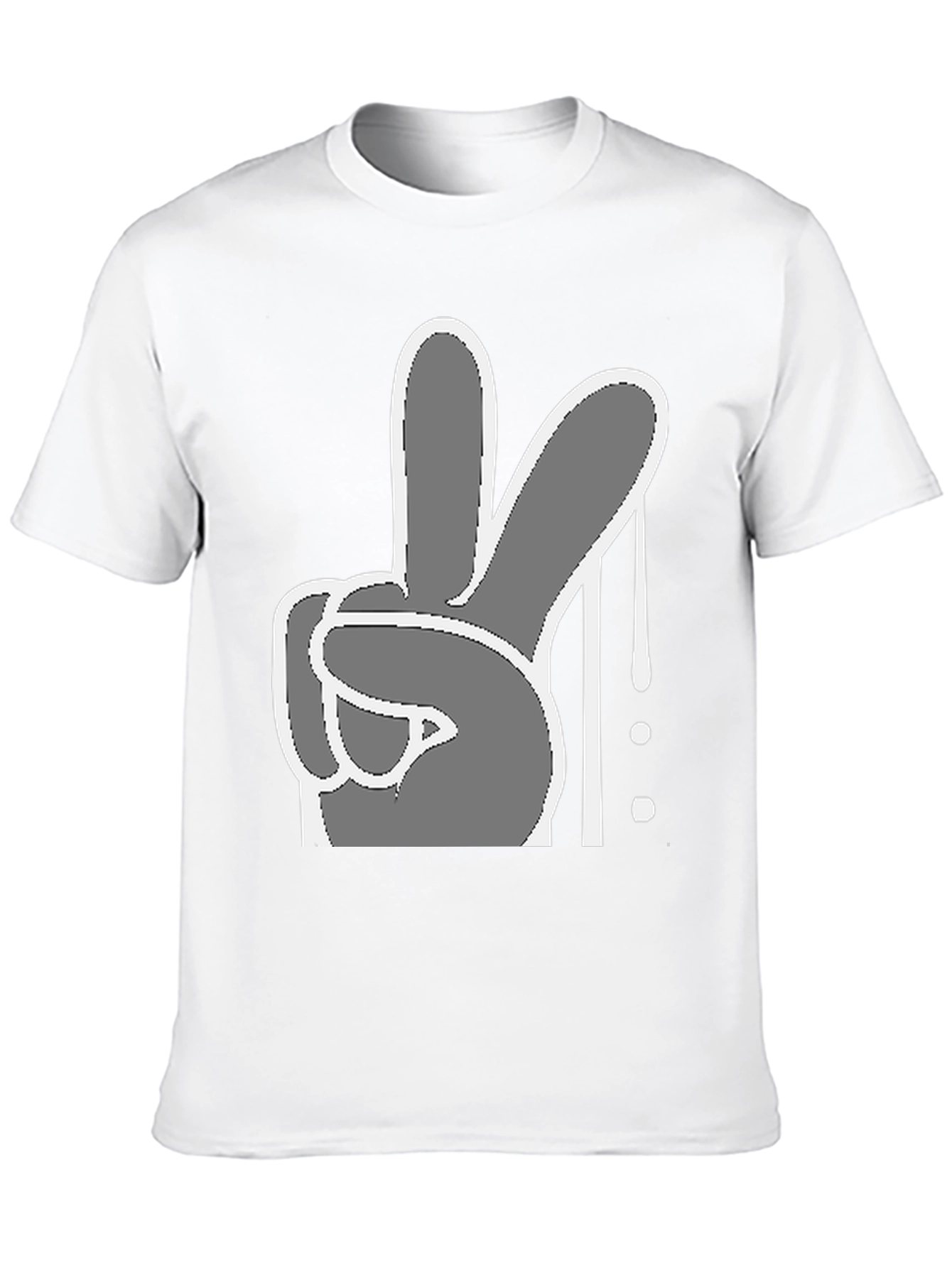 Peace Sign Graphic Tee - Cool Casual Style