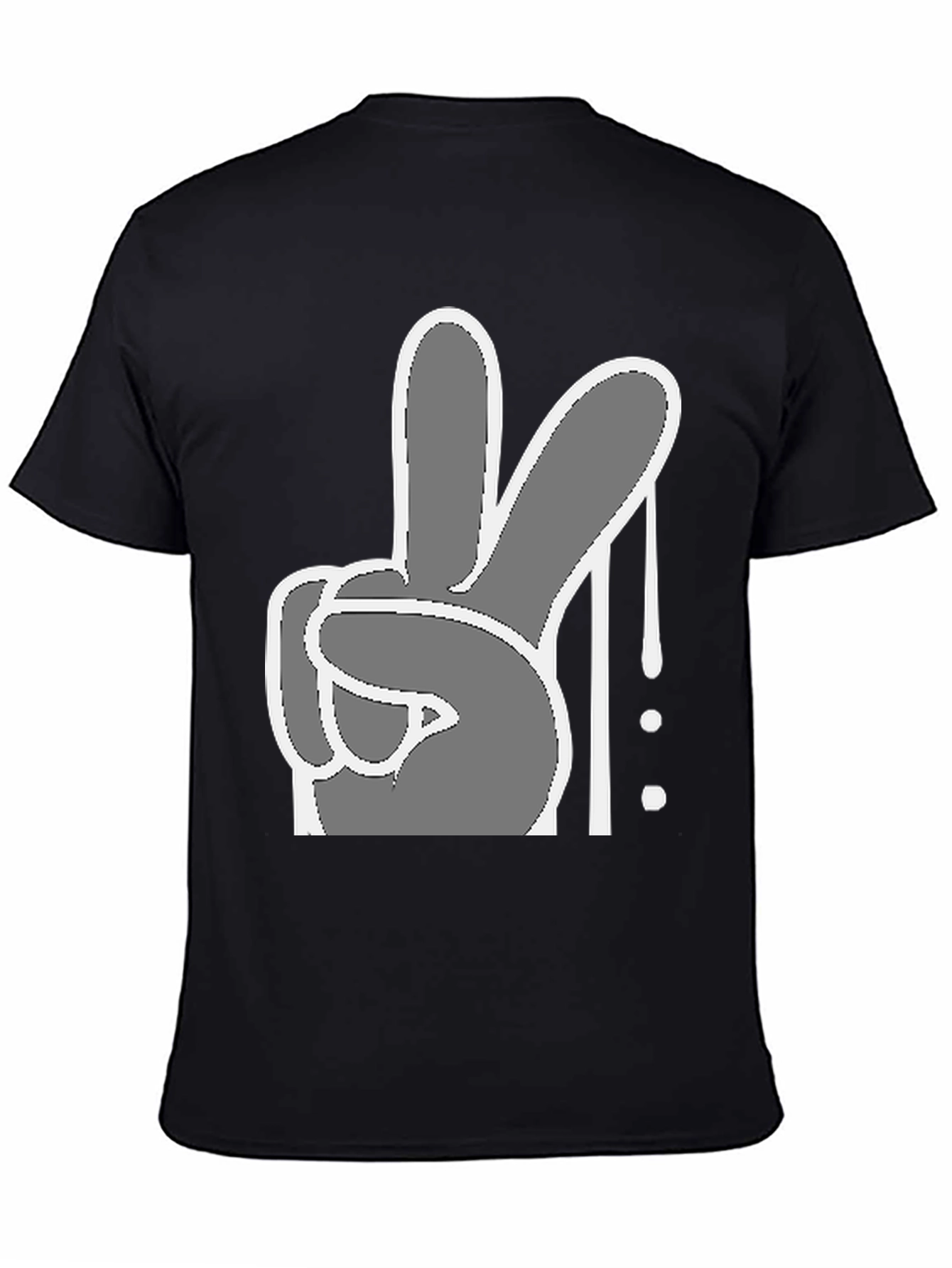Peace Sign Graphic Tee - Cool Casual Style