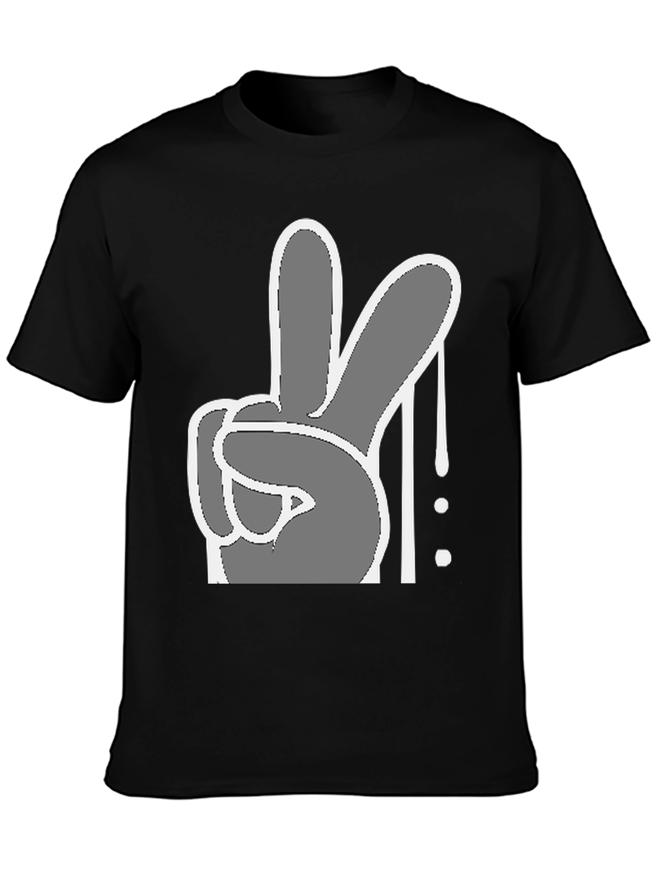 Peace Sign Graphic Tee - Cool Casual Style