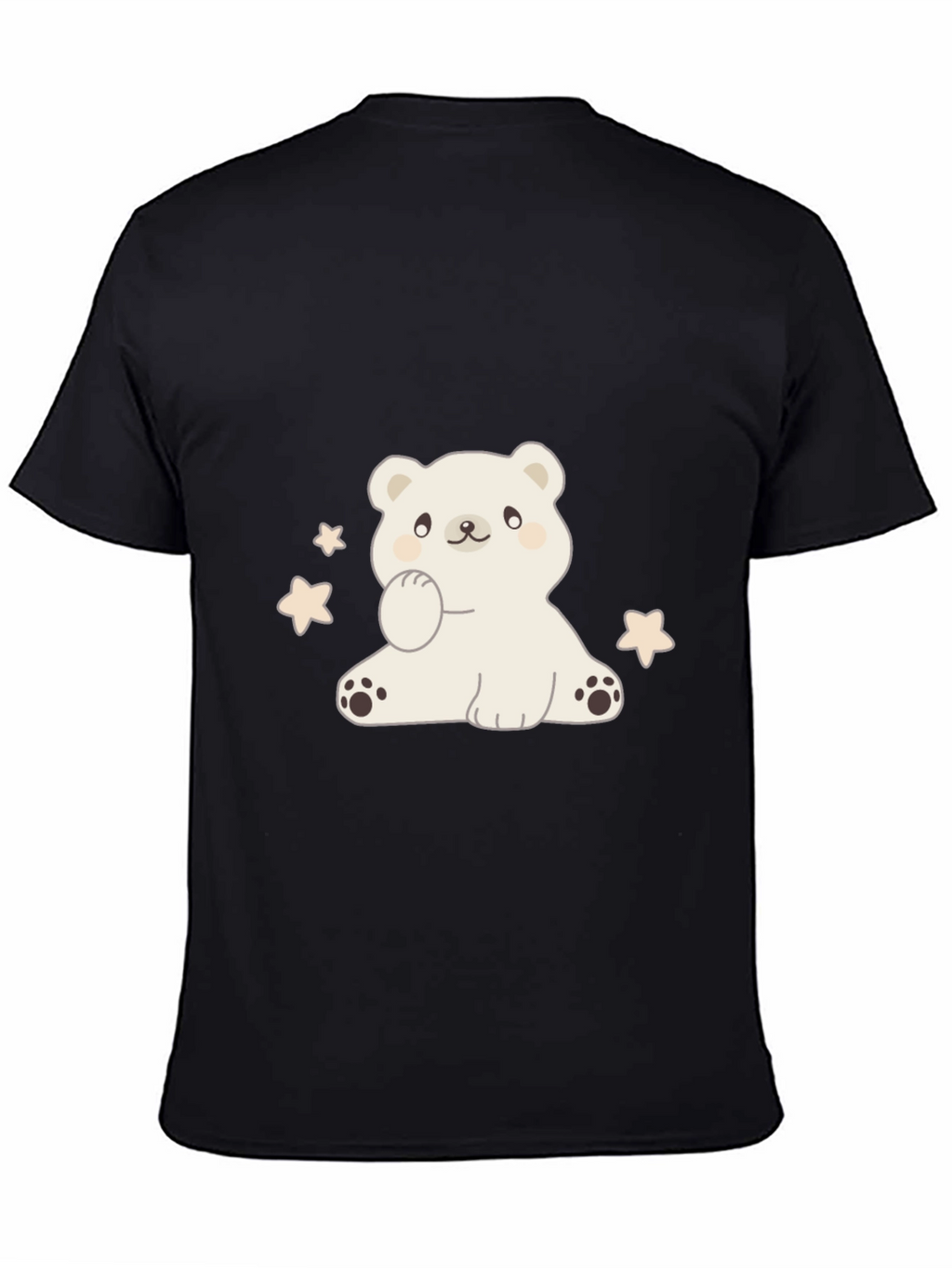Cute Bear Graphic Tee - Soft Cotton Blend