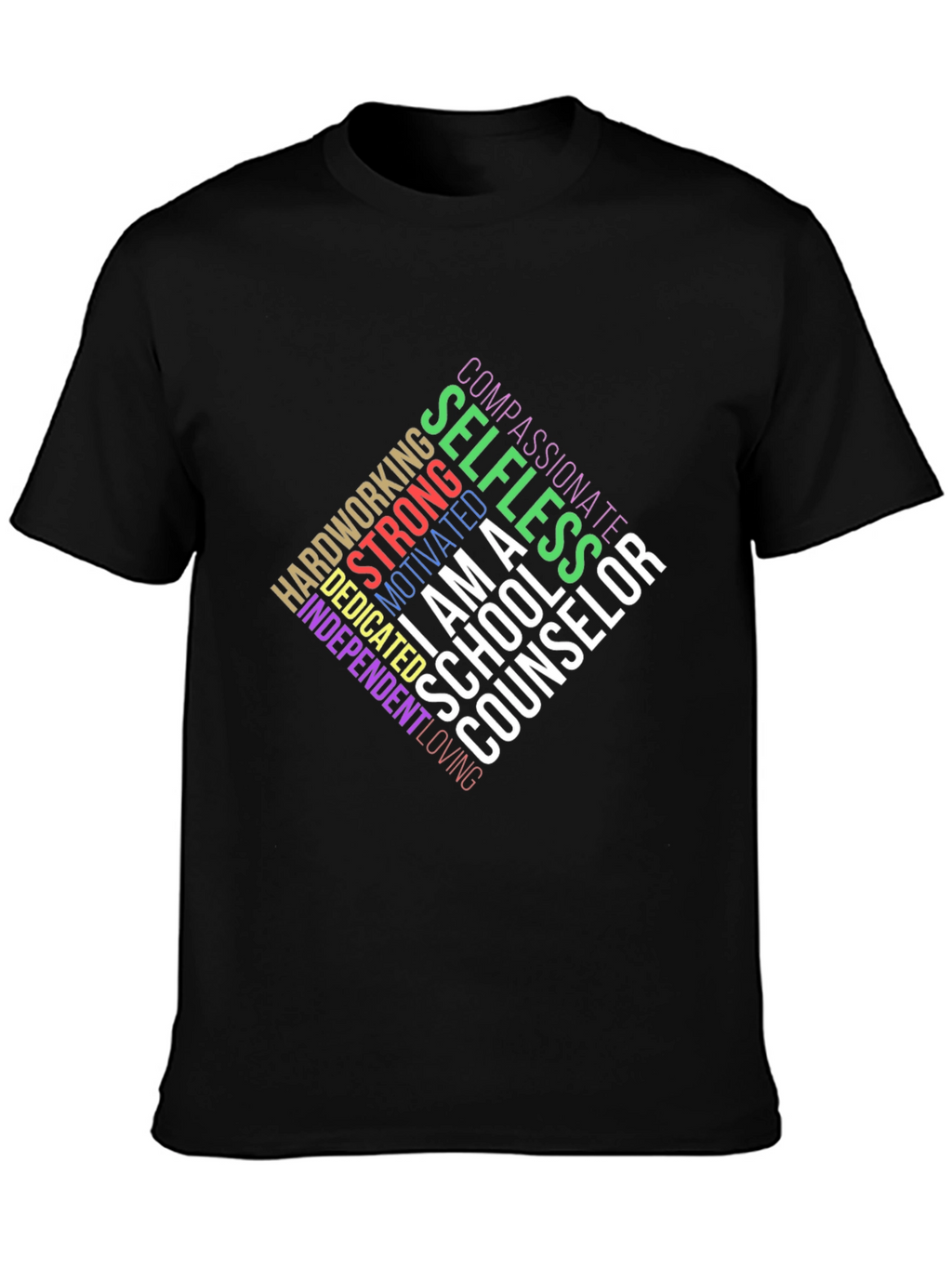 School Counselor T-Shirt: Compassionate & Strong
