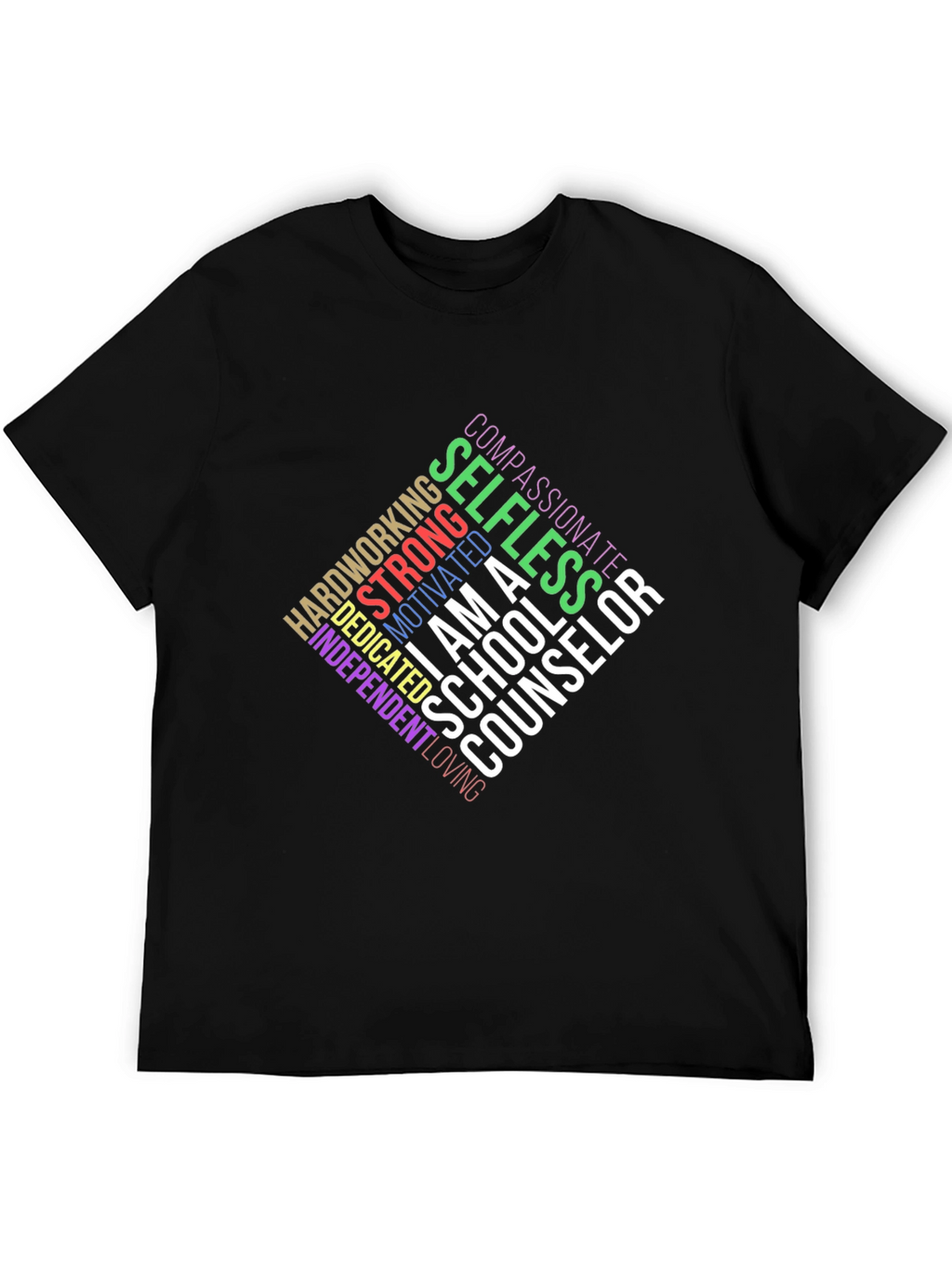 School Counselor T-Shirt: Compassionate & Strong