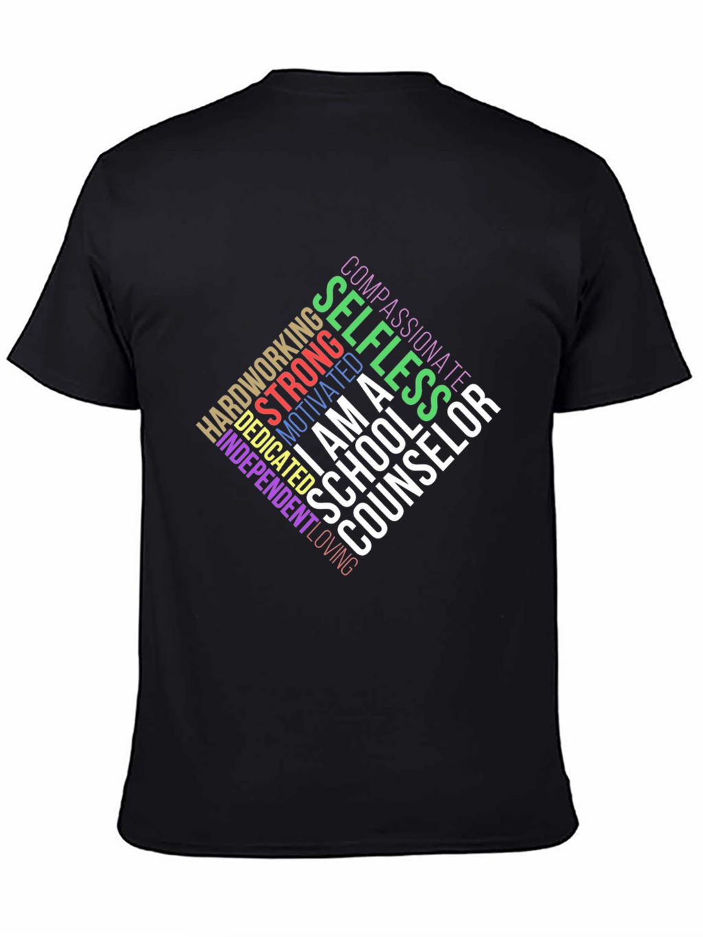 School Counselor T-Shirt: Compassionate & Strong