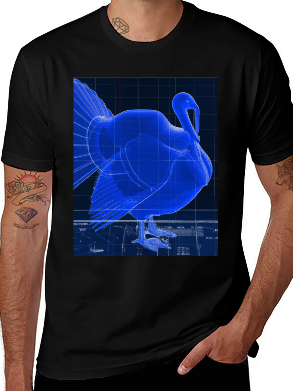 Blueprint Turkey Graphic T-Shirt