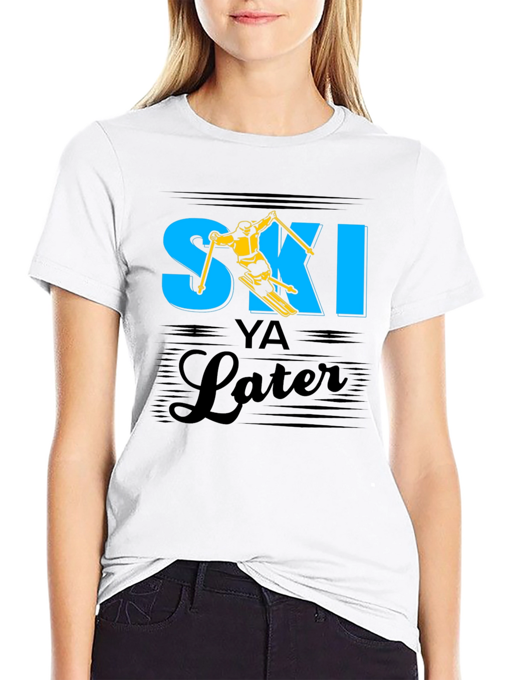 Ski Ya Later T-Shirt - Funny Skiing Tee