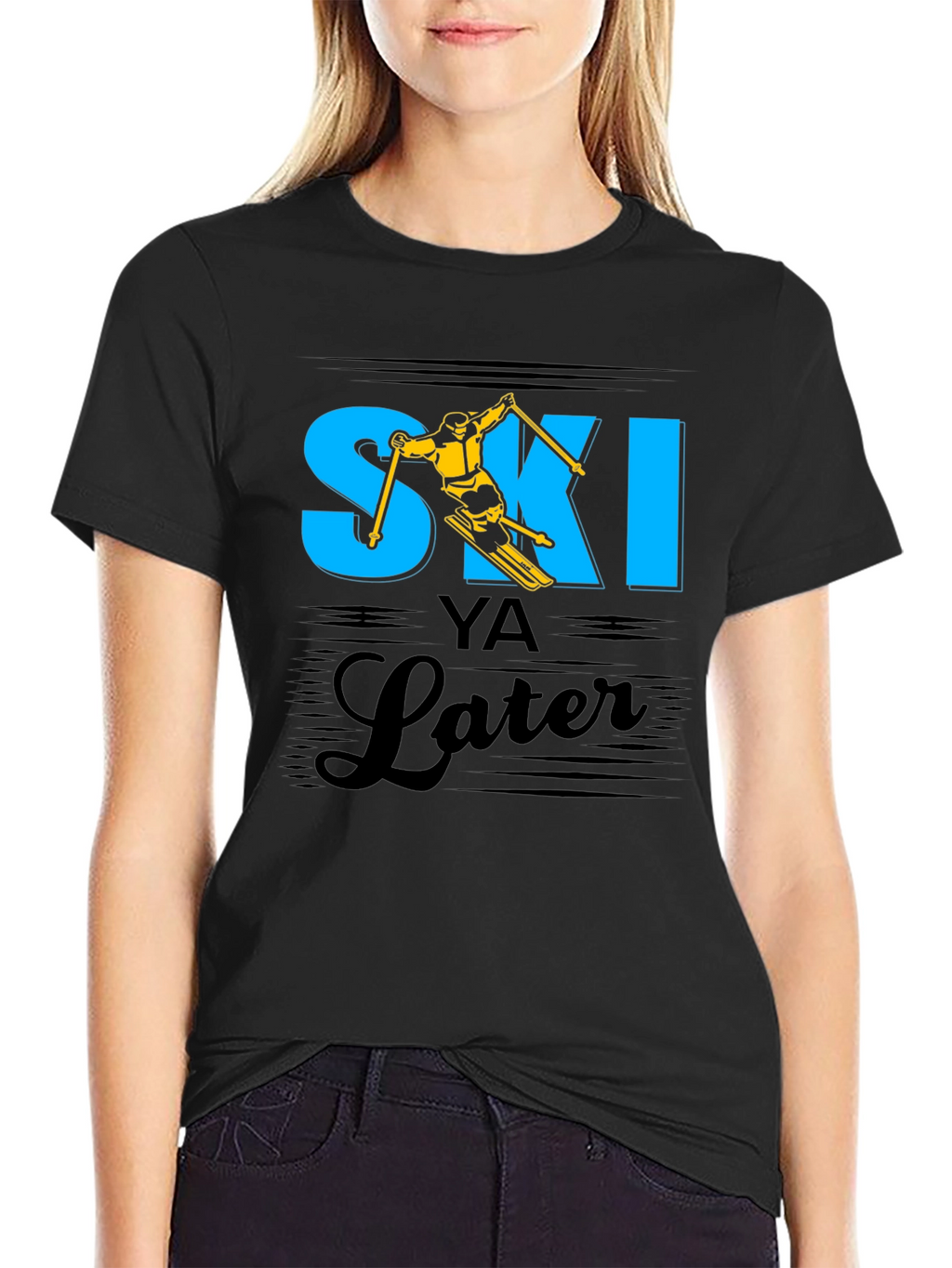 Ski Ya Later T-Shirt - Funny Skiing Tee