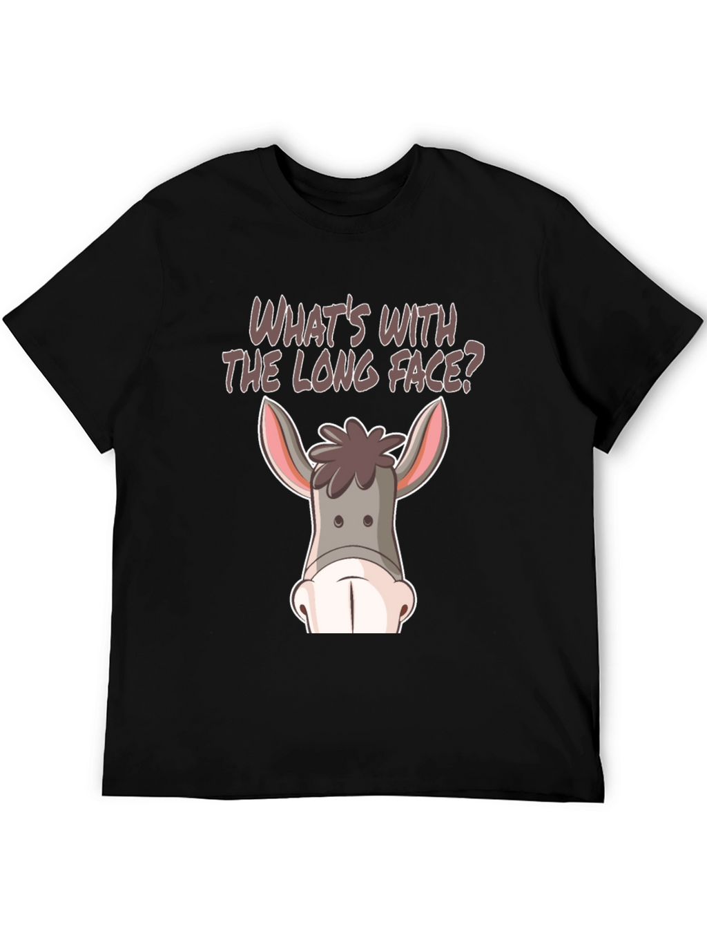 Funny Donkey Face T-Shirt